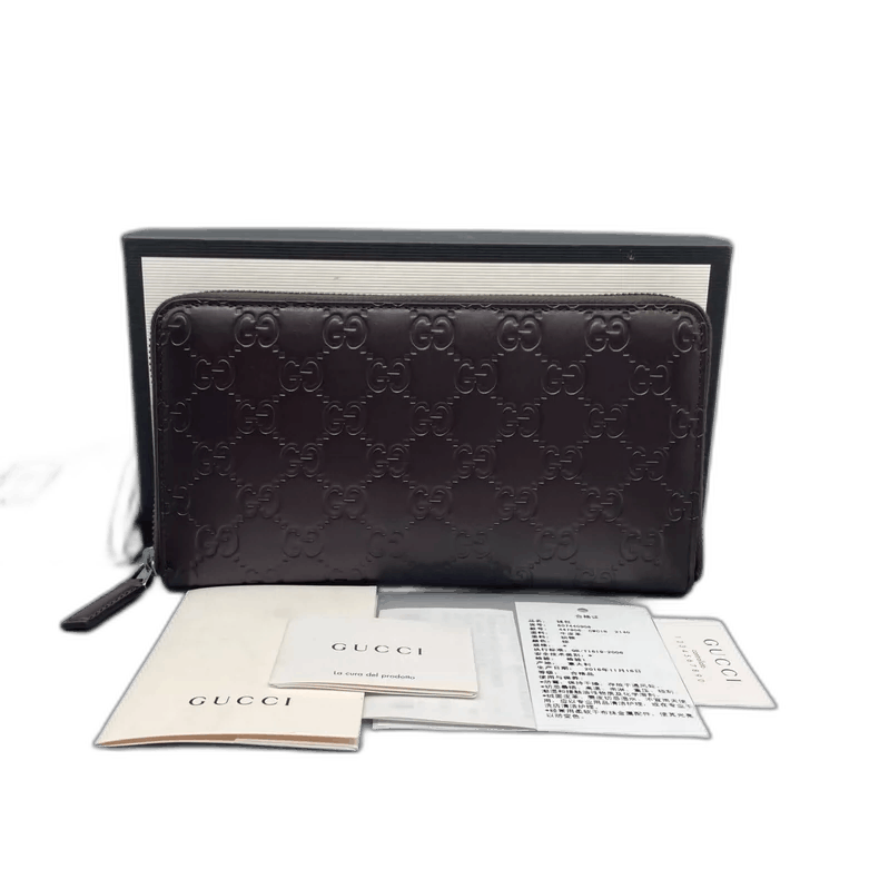 Gucci Gucci Long Leather Zipper Wallet 99% New Size ONE SIZE - 1 Thumbnail