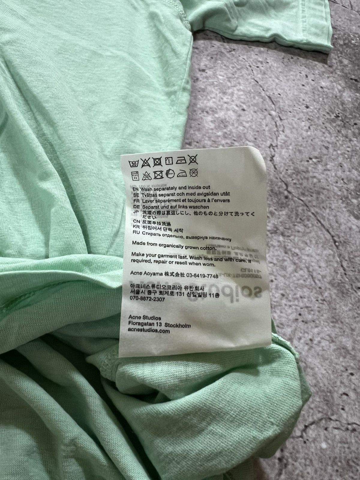 Acne Studios Acne Studios Polo Face logo Oversize Size US L / EU 52-54 / 3 - 9 Thumbnail