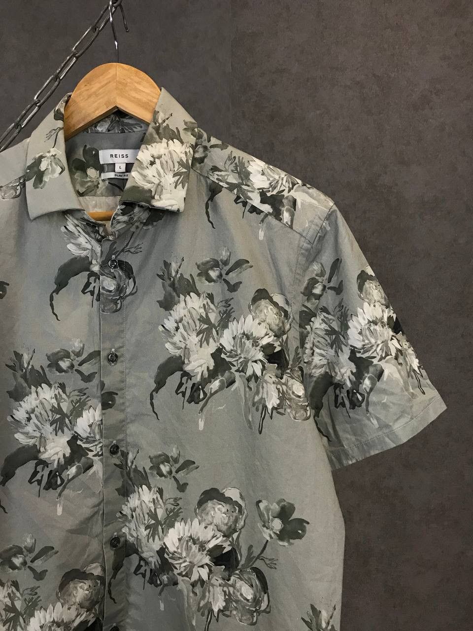 Reiss Reiss art Hawaiian crazy shirt Size US L / EU 52-54 / 3 - 2 Thumbnail