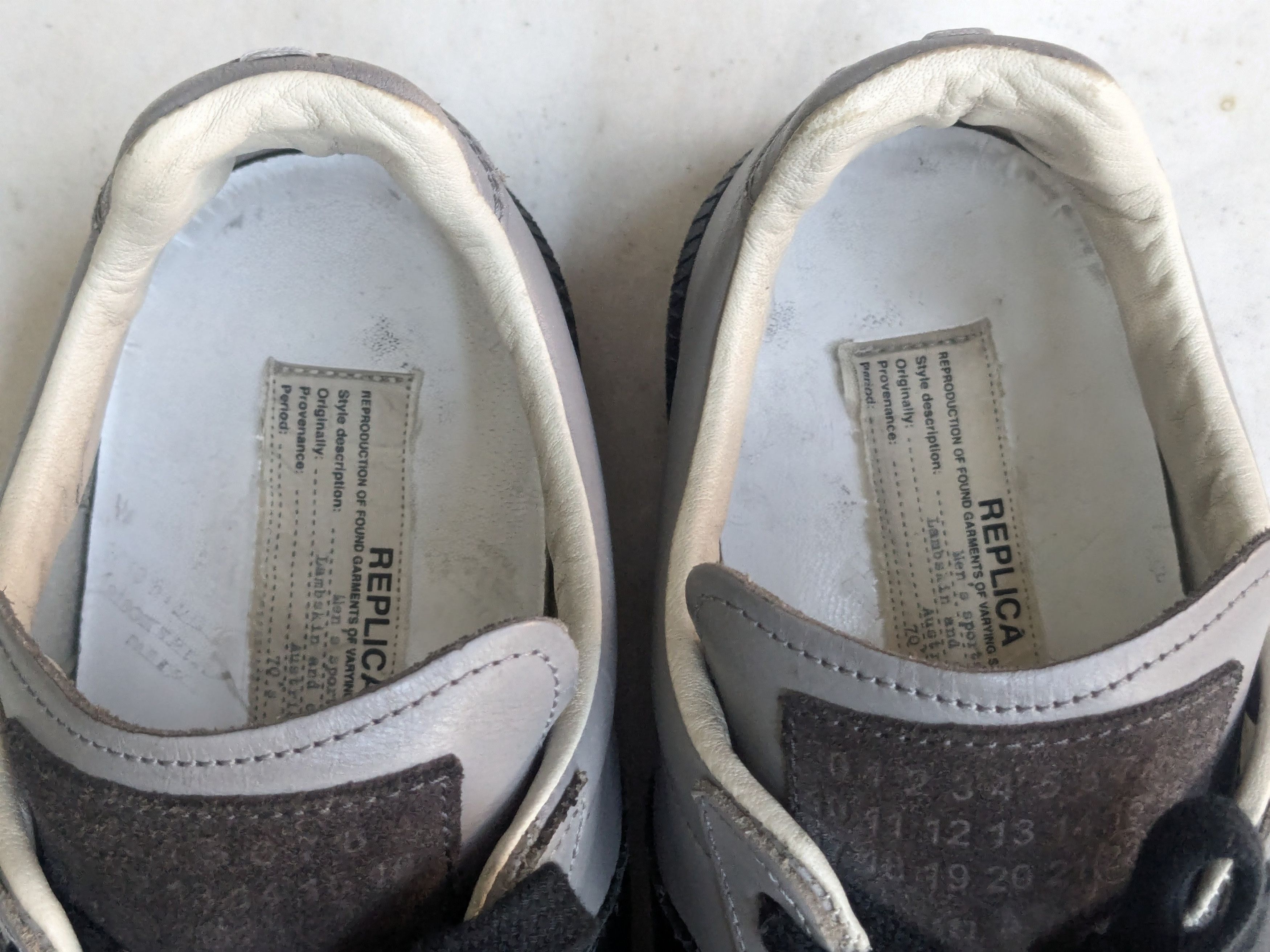 Maison Margiela Maison Margiela Replica GAT Gray Black 7 40 Size US 7 / EU 40 - 7 Thumbnail