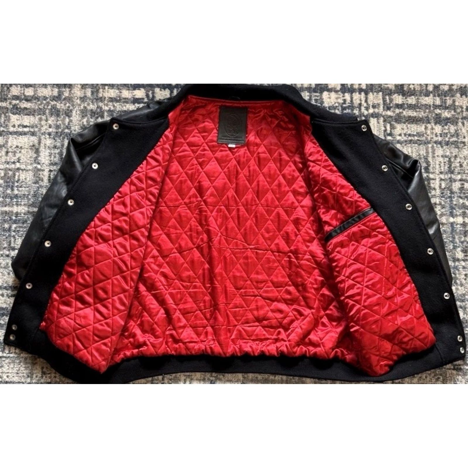 Golden Bear VINTAGE Golden Bear St. Idea Malt Liquor Varsity Jacket Leather Wool Rap 2XL Men Size US XXL / EU 58 / 5 - 5 Thumbnail