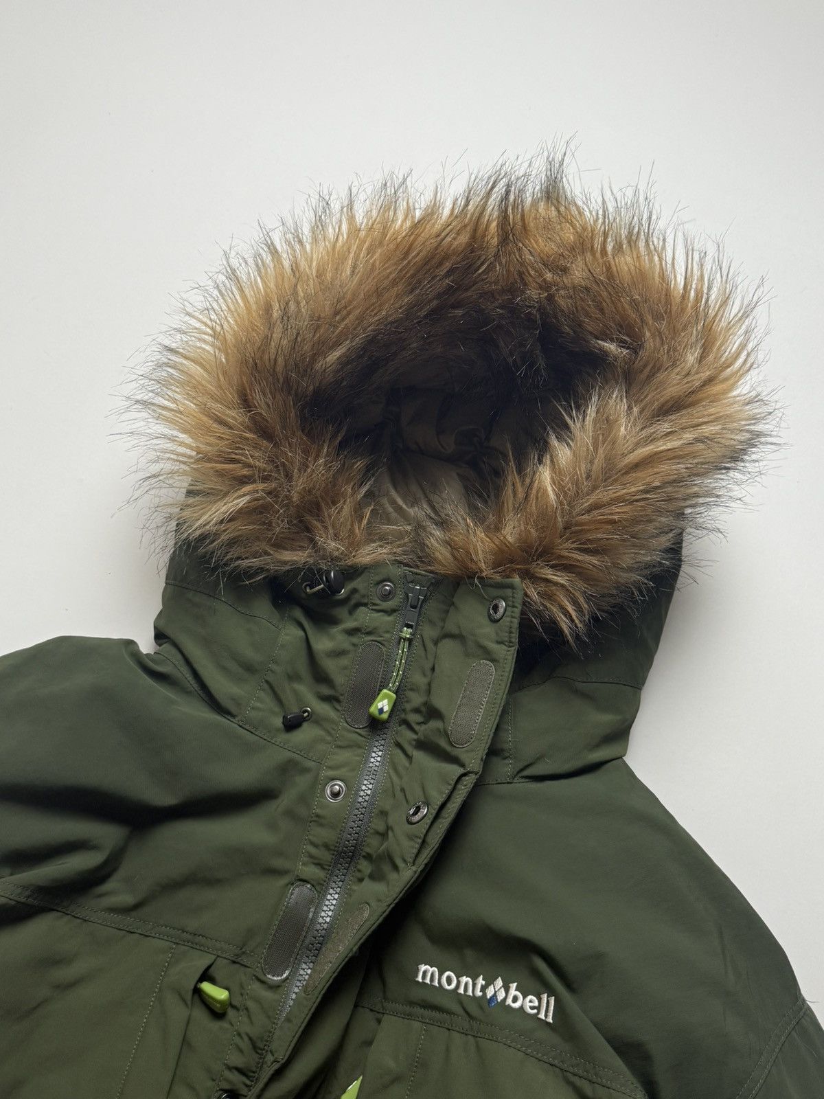 Montbell Montbell Fur Logan Down Parka khaki green Size US L / EU 52-54 / 3 - 9 Thumbnail