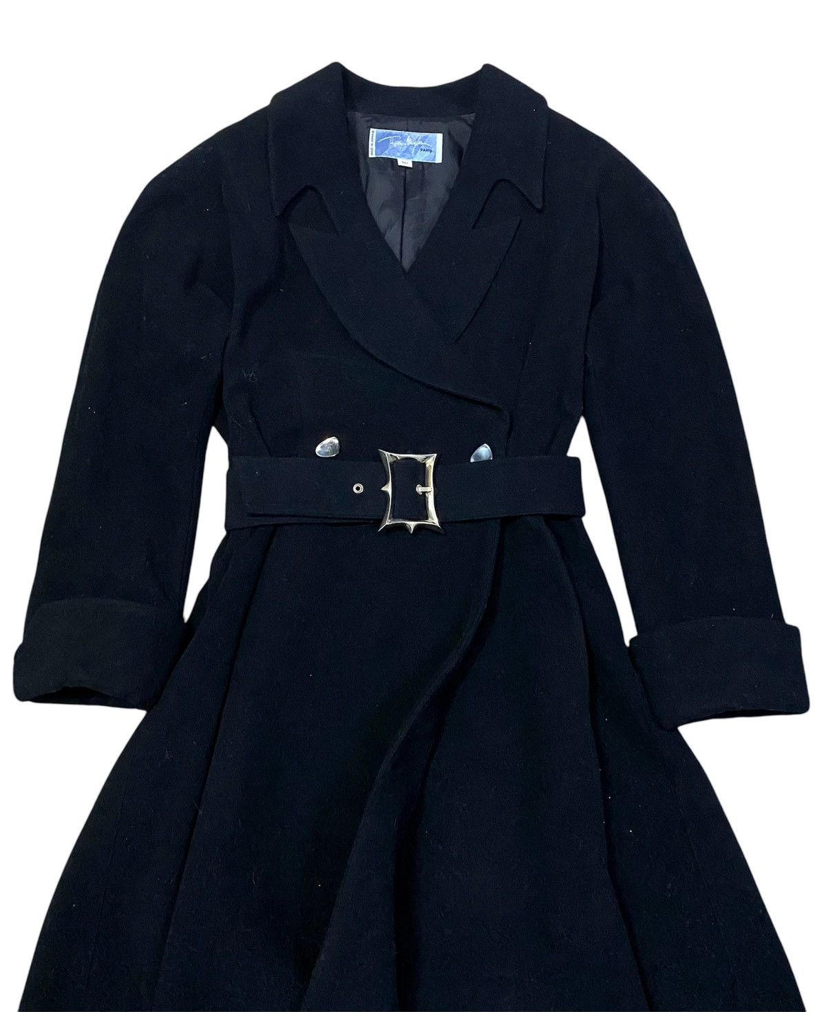 Thierry Mugler Rare Vintage 90s Thierry Mugler Jacket coat metal buckle Size M / US 6-8 / IT 42-44 - 2 Thumbnail