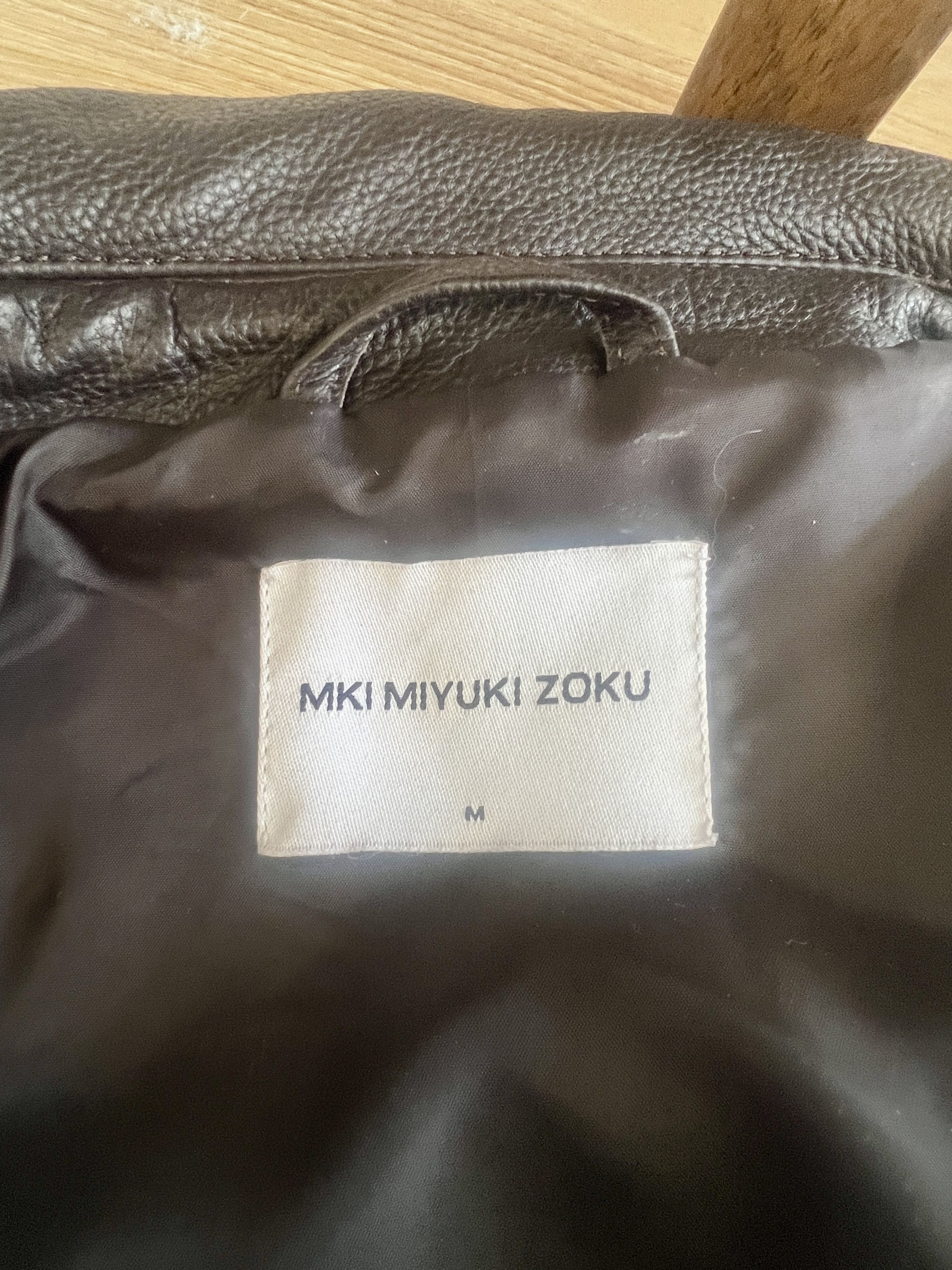 Mki Miyuki Zoku MKI NDM Leather Rider Jacket Size US M / EU 48-50 / 2 - 4 Thumbnail