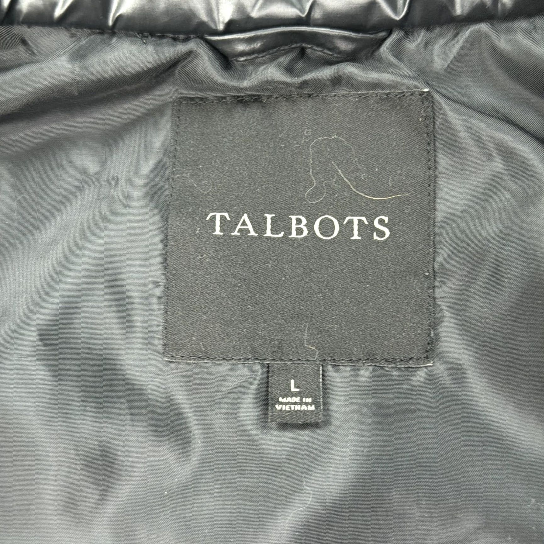 Talbots Talbots Vest Womens Large Black Quilted Puffer Snap Front Sweater Sides Casual Size L / US 10 / IT 46 - 3 Thumbnail