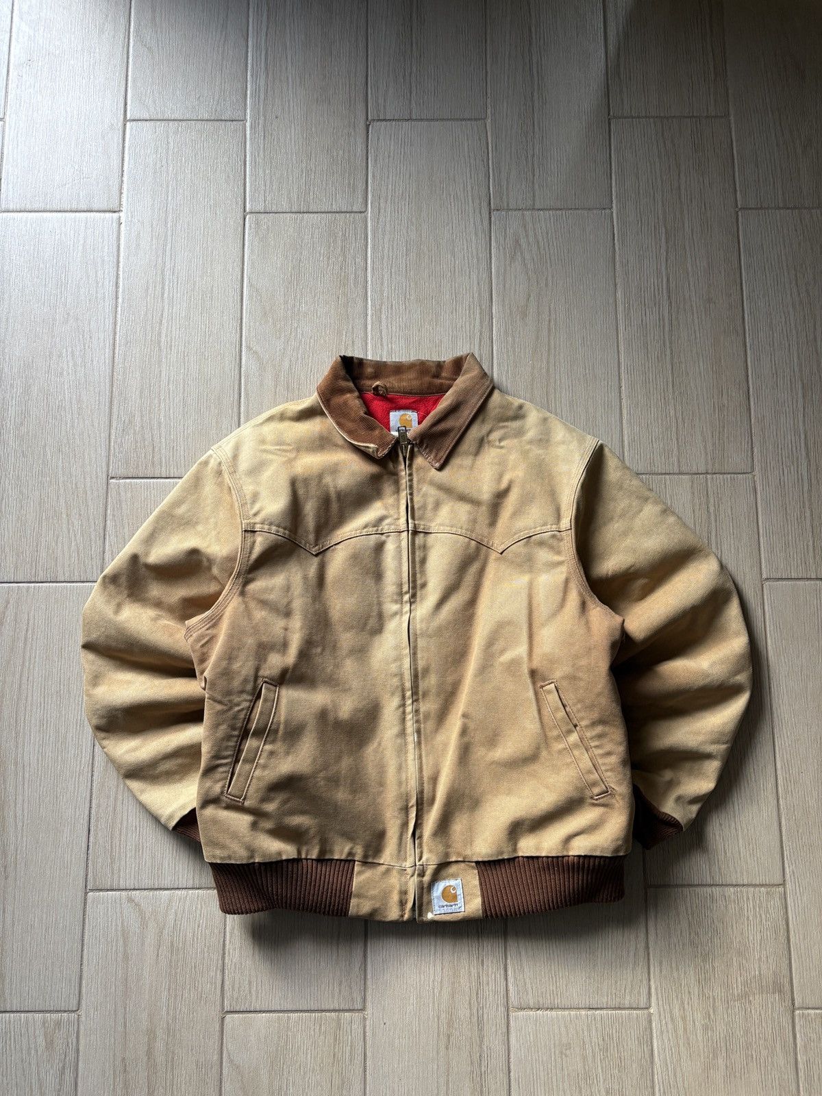 Carhartt Vintage Carhartt j13 BRN Size US XL / EU 56 / 4 - 1 Thumbnail