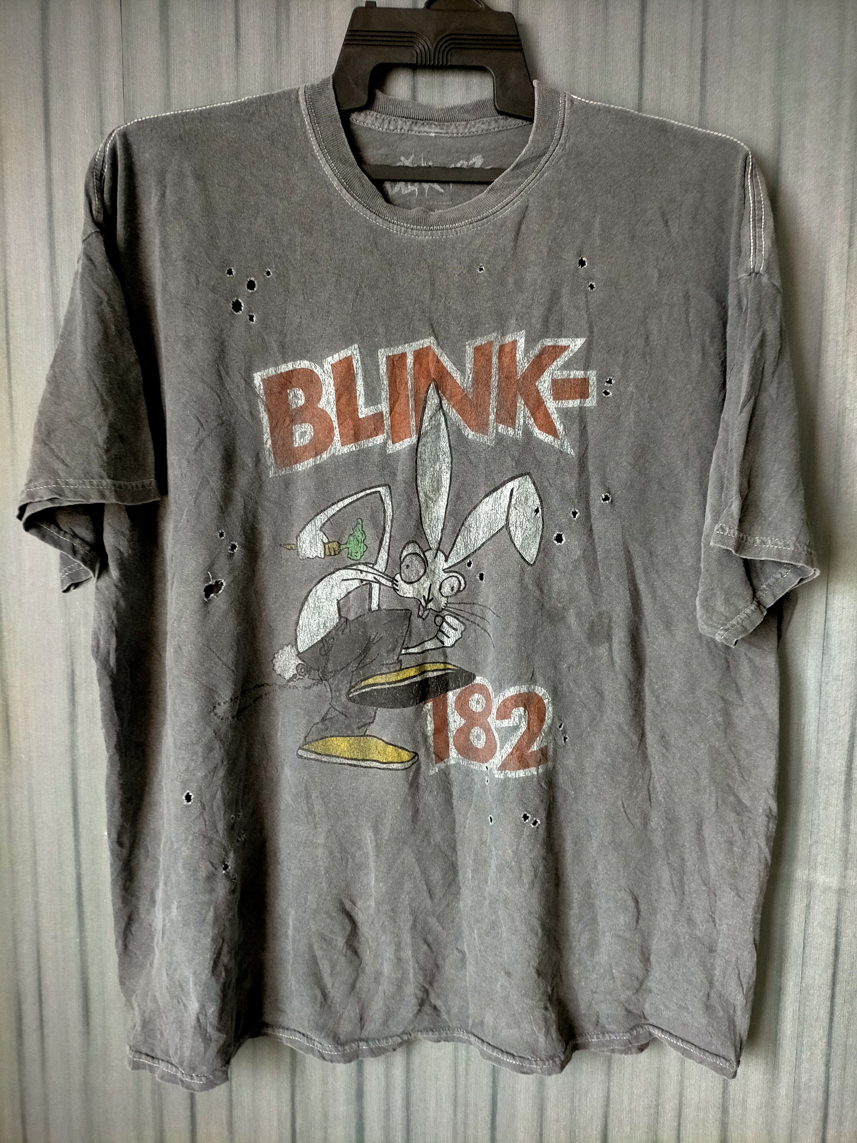 Band Tees Vintage Blink 182 Punk Rock Distress Design tee Size US XXL / EU 58 / 5 - 1 Thumbnail