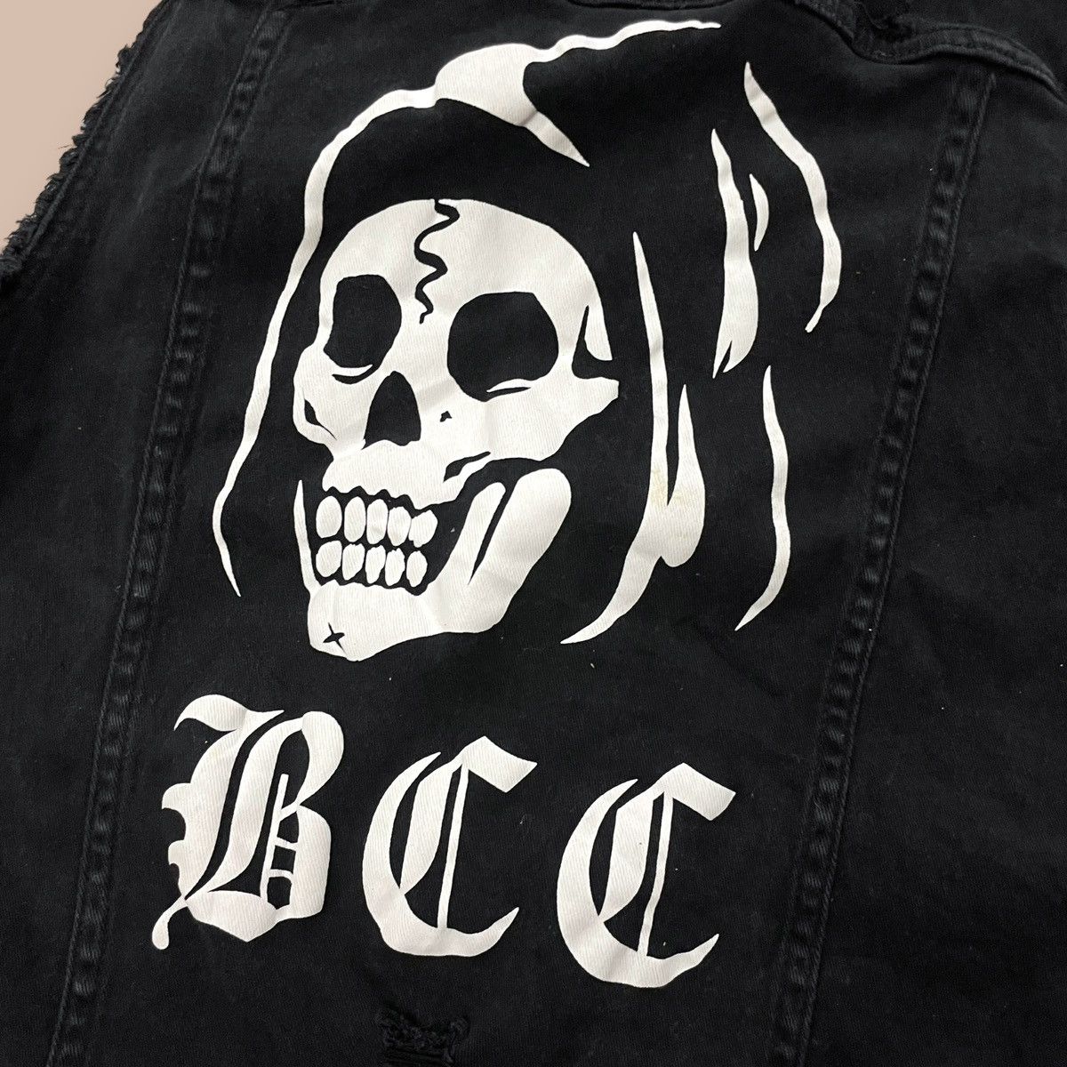 If Six Was Nine BlackCraft Hooded Denim Vest Size US M / EU 48-50 / 2 - 11 Thumbnail