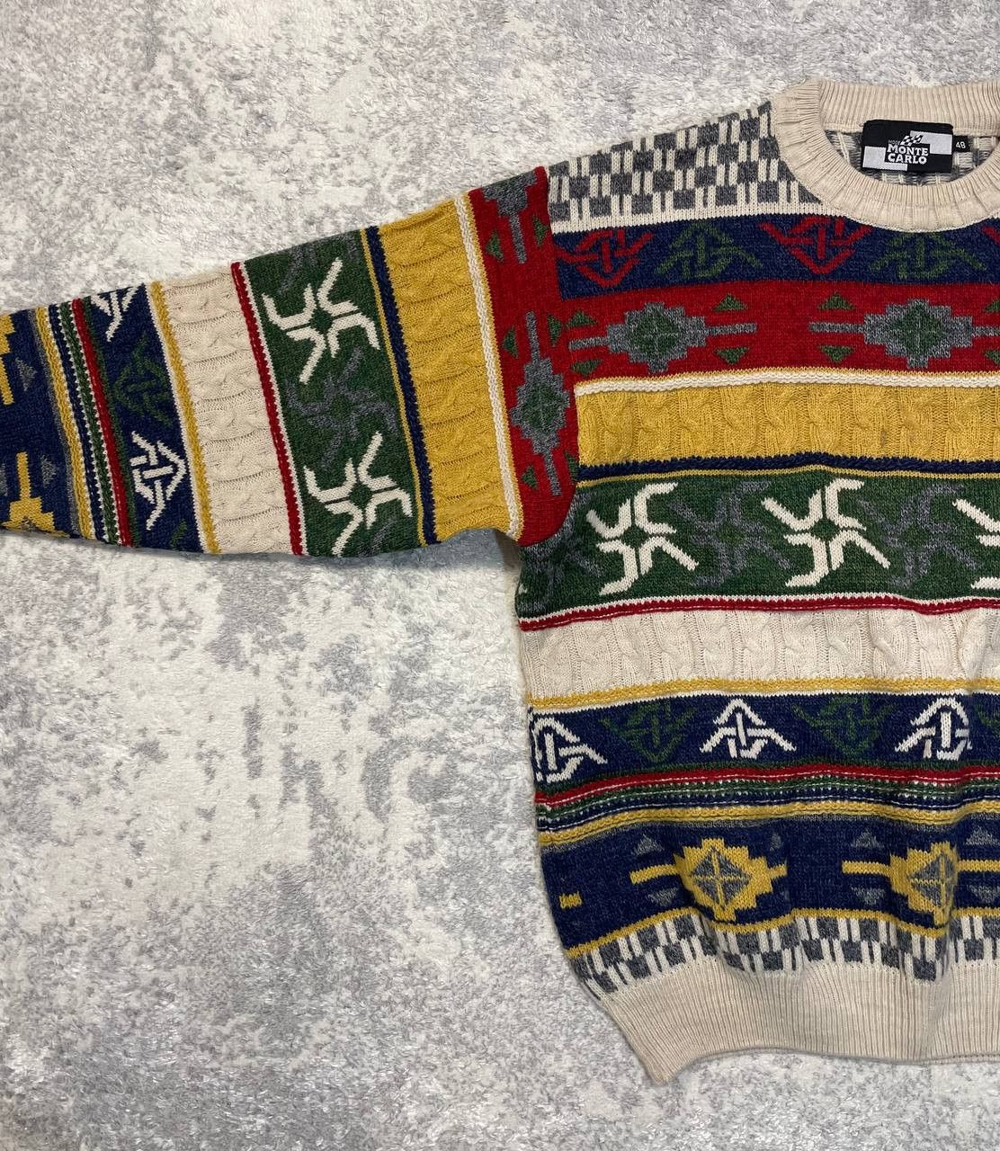 Other Vintage Monte Carlo Merino Wool Sweater Made in Italy Size US M / EU 48-50 / 2 - 4 Thumbnail