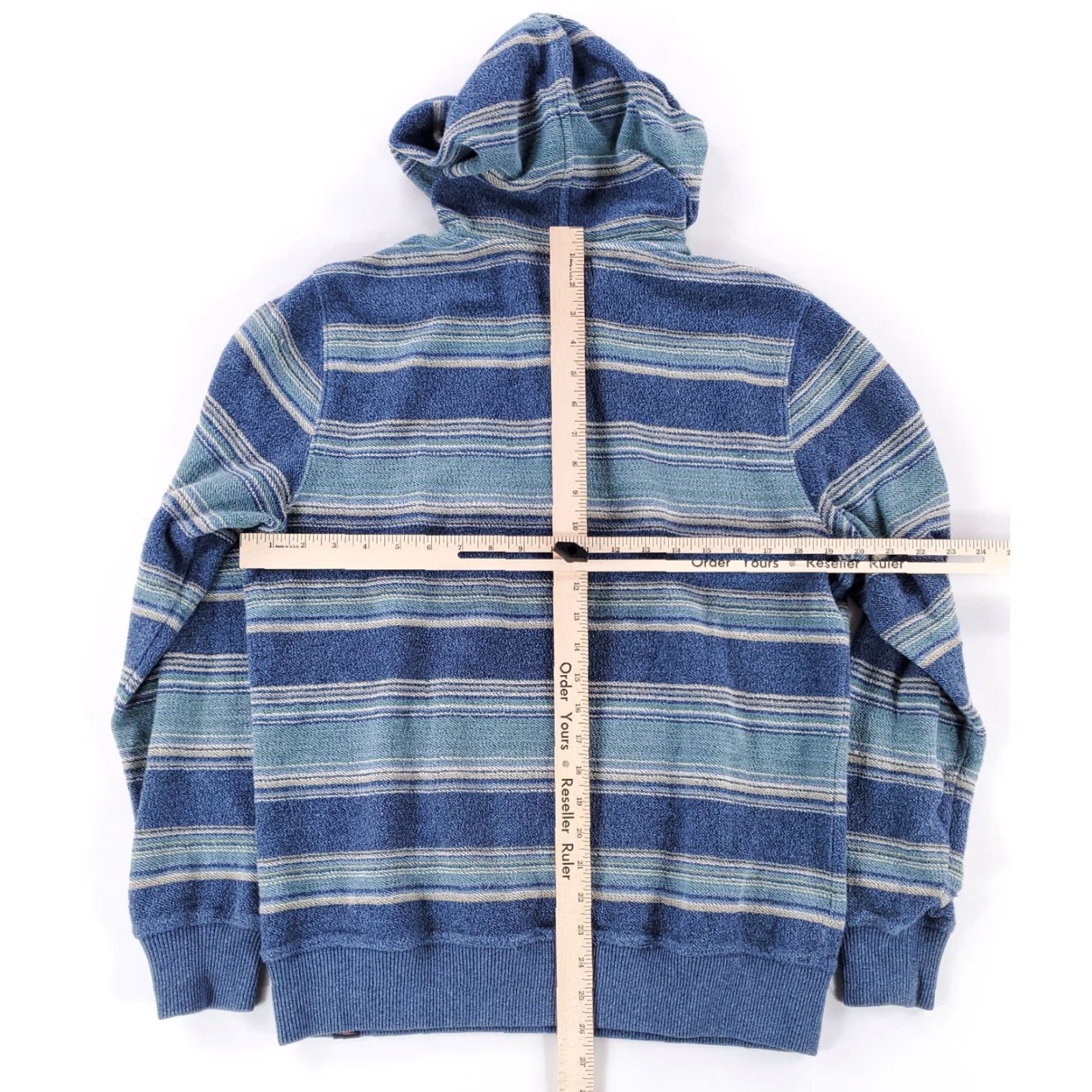 Faherty Faherty Hoodie Hooded Sweatshirt Blue Mens M Long Sleeve Medium Weight Hoodie Sweatshirt Size US M / EU 48-50 / 2 - 5 Thumbnail