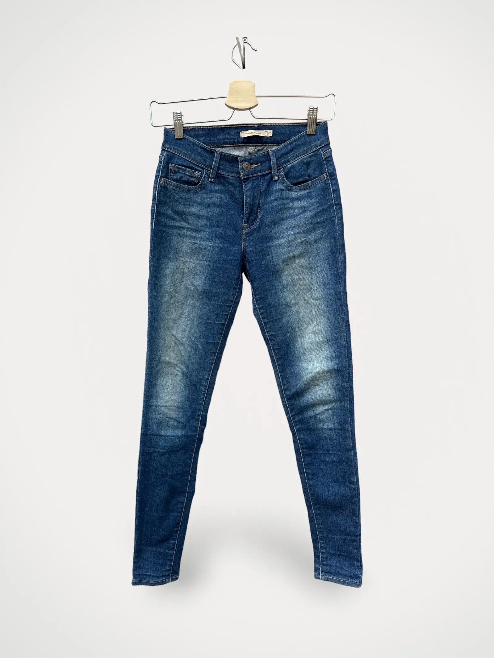 Levi's Levi's 710 Super Skinny Jeans Size 26" / US 2 / IT 38 - 1 Thumbnail