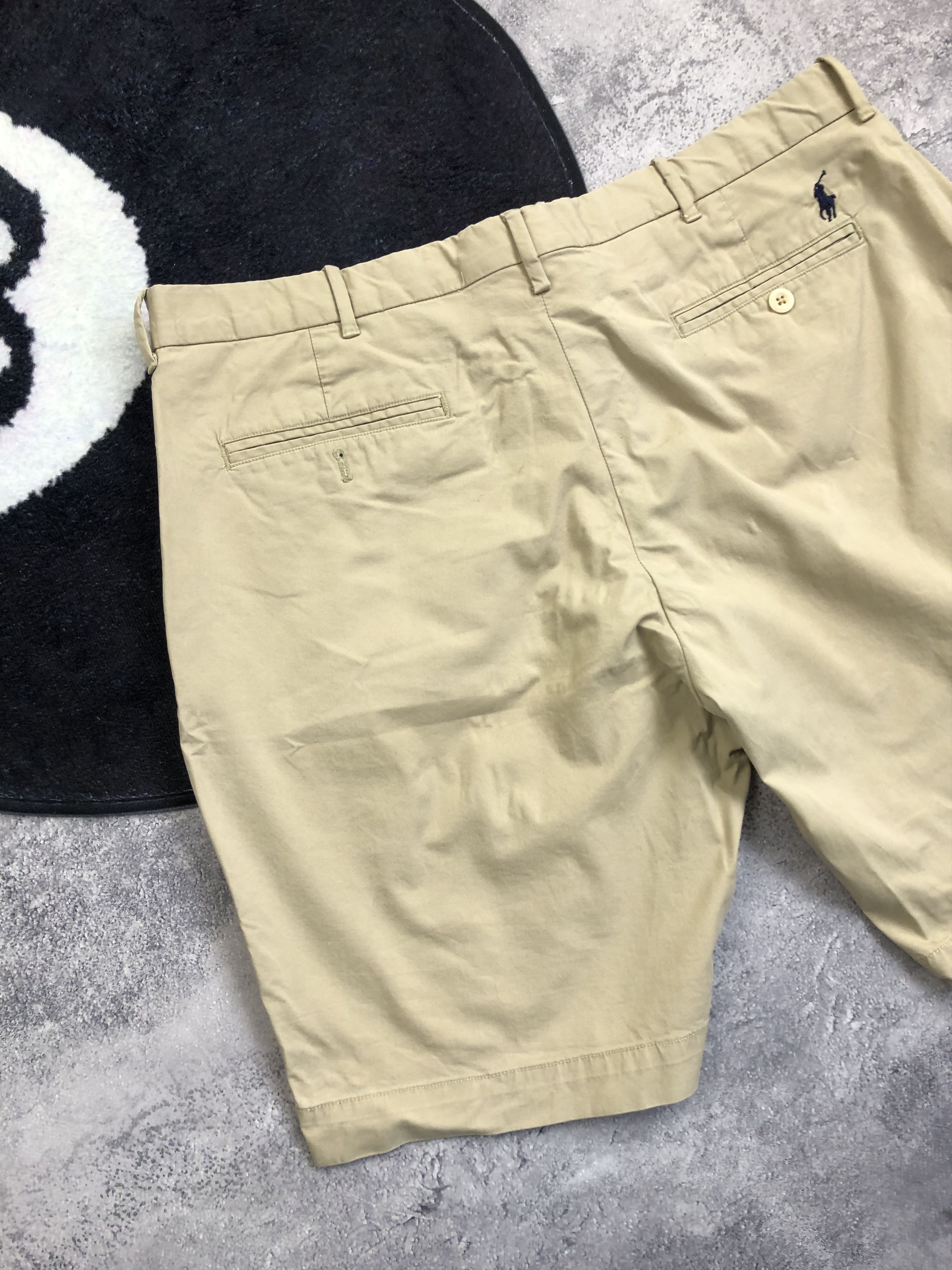 Polo Ralph Lauren POLO RALPH LAUREN Hype Mini Logo Minimalistic Shorts Beige Size US 36 / EU 52 - 3 Thumbnail
