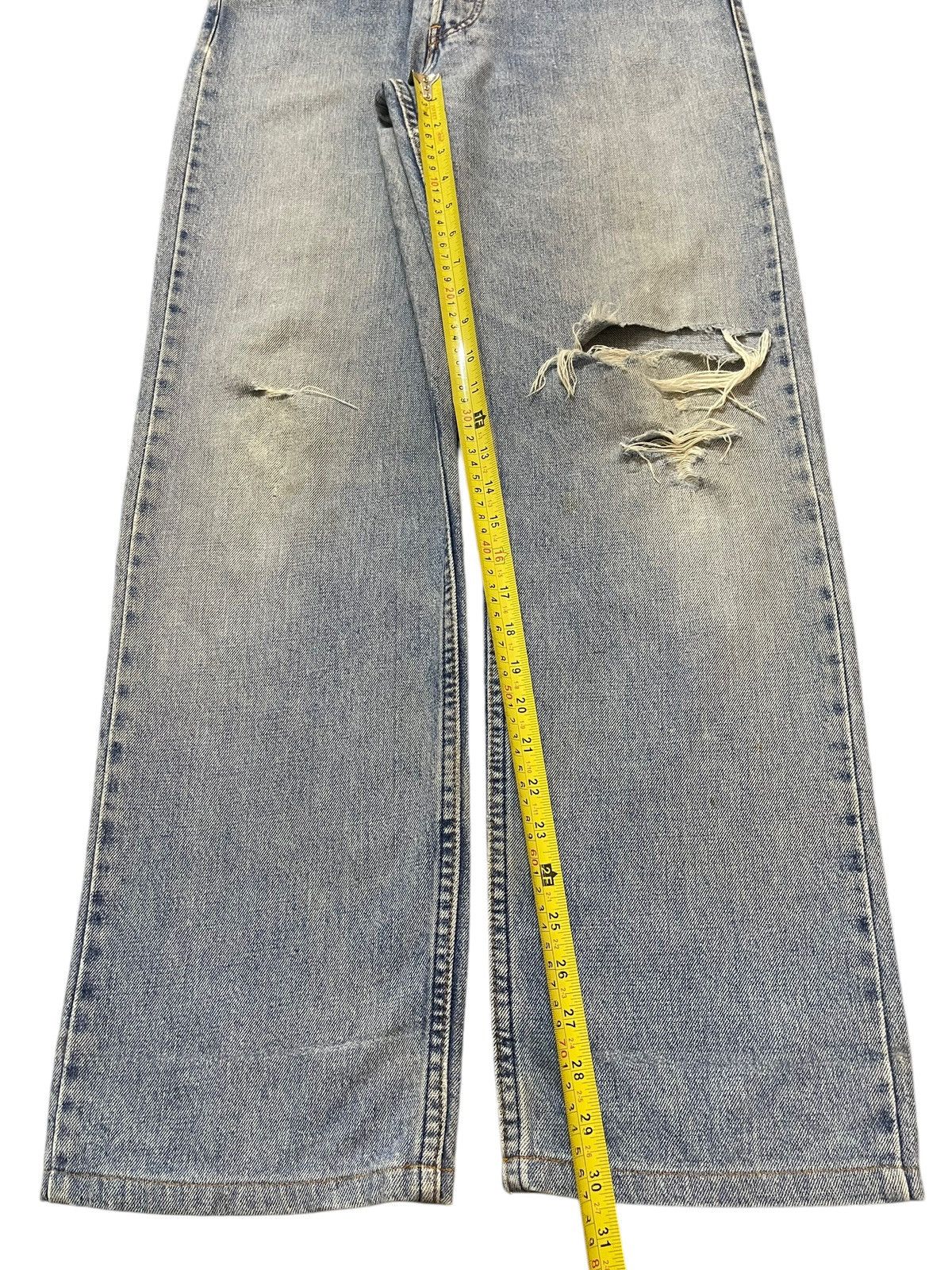 Levi's Vintage 90s Japan Levis 513 Faded Wash Distress Loose Jeans Size US 30 / EU 46 - 14 Thumbnail