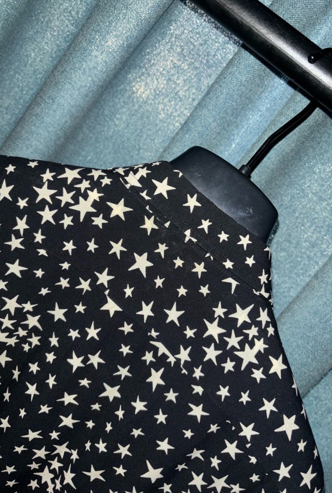 Saint Laurent Paris Saint Laurent SLP 2016FW Black & White Star Shirt Size US L / EU 52-54 / 3 - 3 Thumbnail