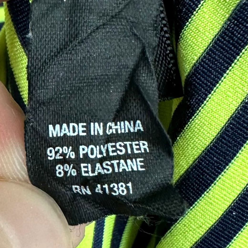 RLX Ralph Lauren VINTAGE The Memorial RLX Ralph Lauren Polo Shirt Mens XL Neon Green Stripe Golf Rugby Size US XL / EU 56 / 4 - 5 Thumbnail