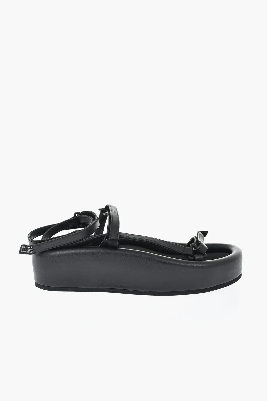 Maison Margiela og1mm0426 Leather Sandals in Black Size US 10 / IT 40 - 1 Thumbnail