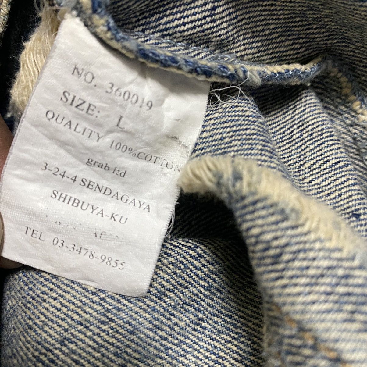 Le Grande Bleu (L.G.B.) MIDAS Machiavel Coated Distressed Denim Jacket Size US S / EU 44-46 / 1 - 18 Thumbnail