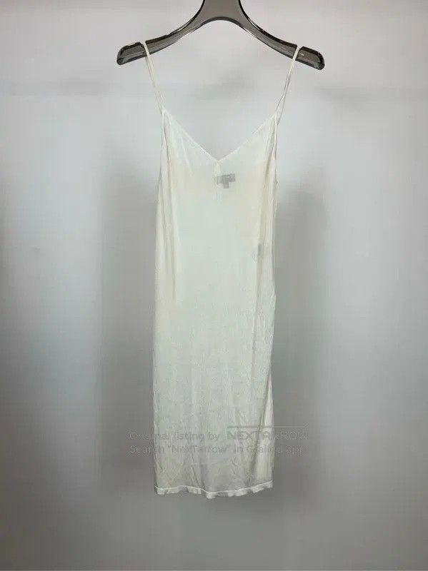 Chanel Chanel White Cotton Long Sleeve Dress . Size S / US 4 / IT 40 - 3 Thumbnail
