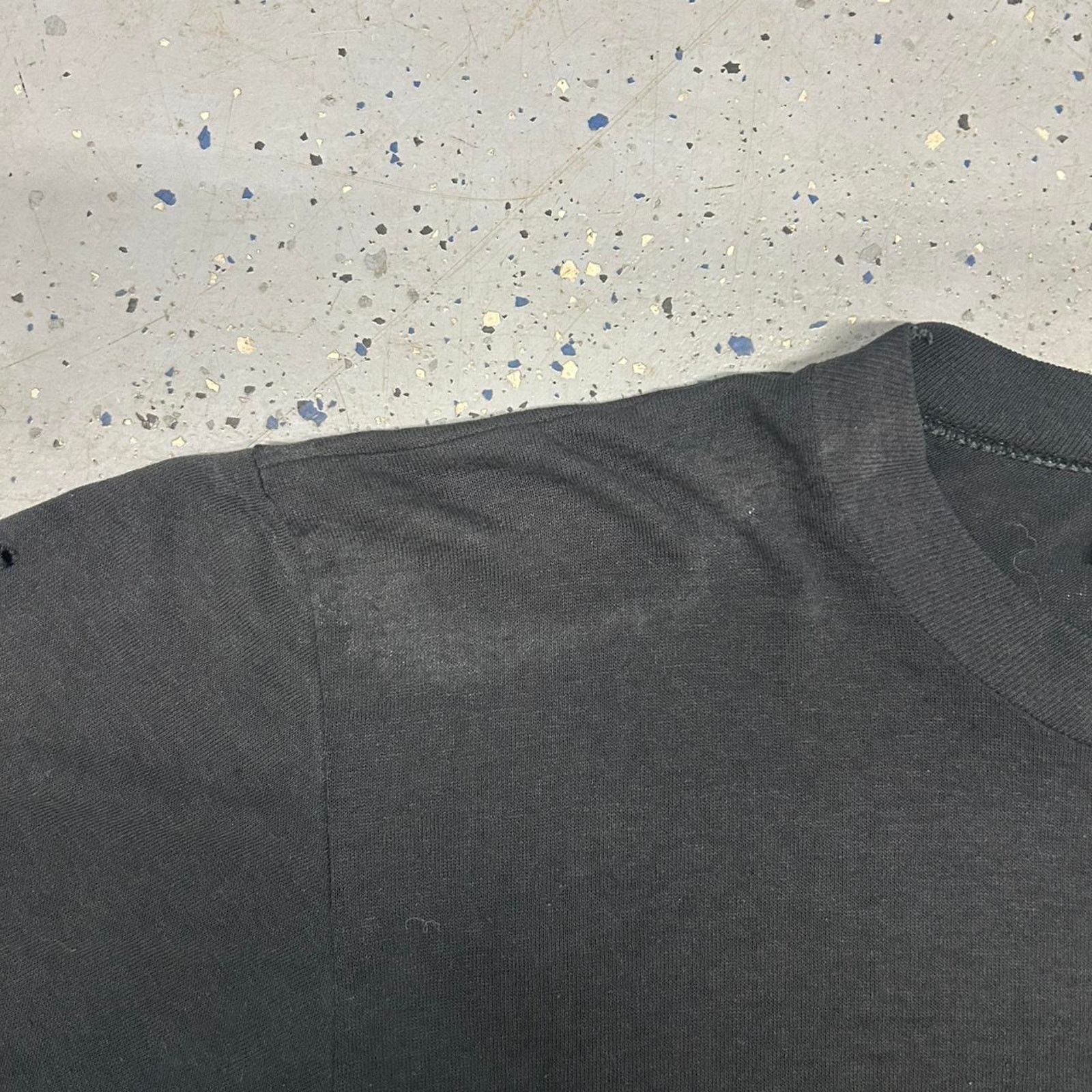 Other VTG 80s "I'm no shape to exercise" black cotton t-shirt tee Size US XL / EU 56 / 4 - 3 Thumbnail