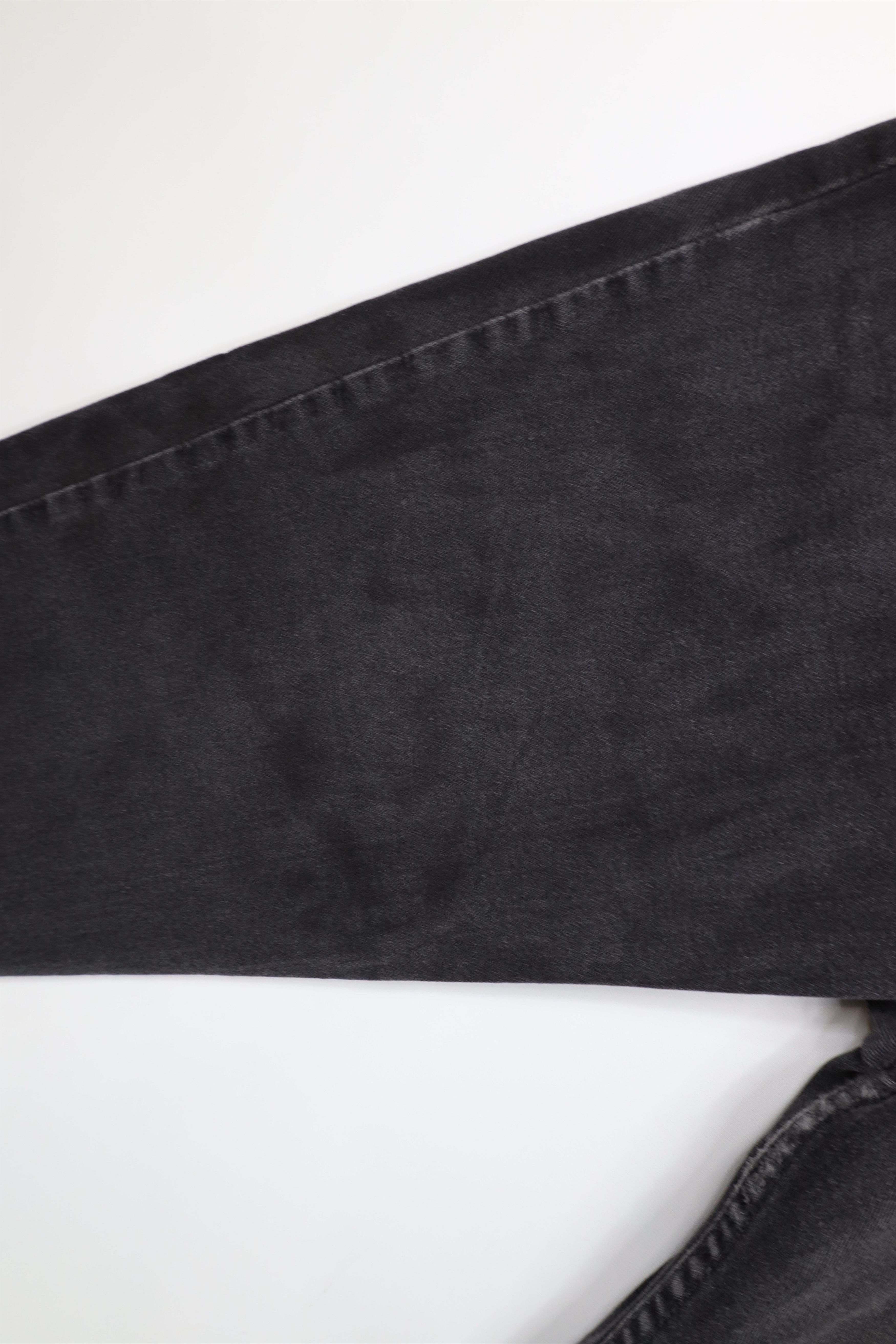 Levi's Vintage Y2K 2001 Levis 550 Tapered Leg Jeans Black USA Size 36" / US 14 / IT 50 - 6 Thumbnail