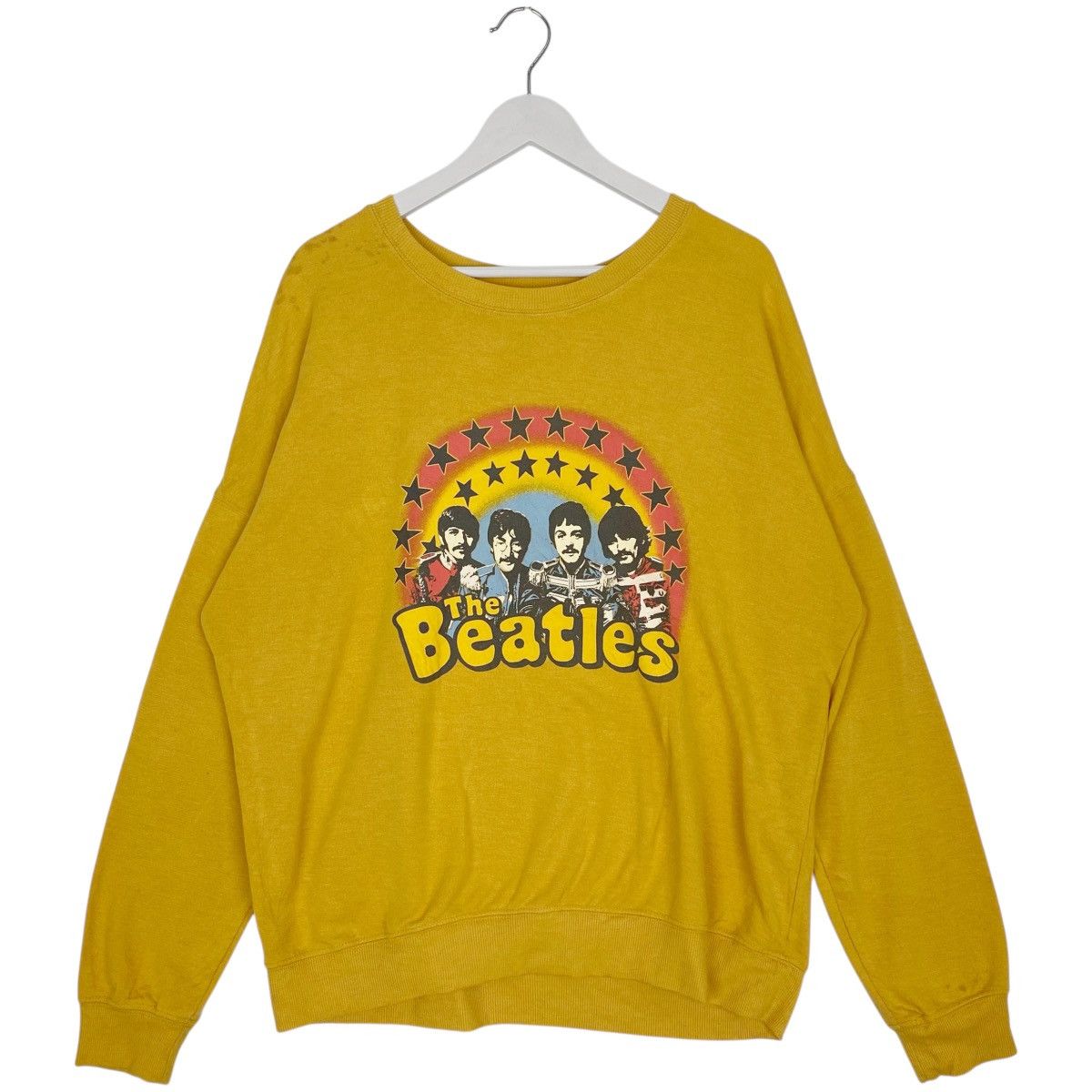 Other Vintage The Beatles Sweatshirt Crewneck Yellow Size S Size US S / EU 44-46 / 1 - 1 Thumbnail