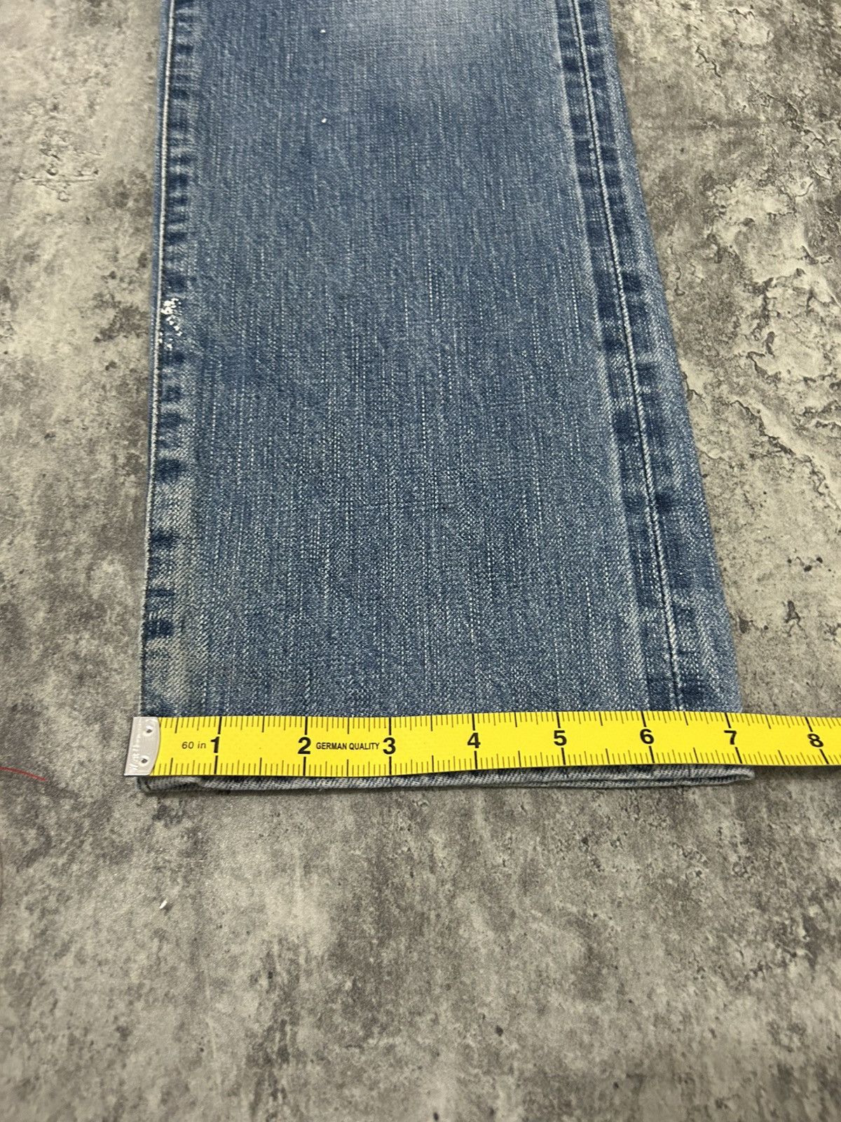 Alberto × Japanese Brand × Jean Vintage Alberto Paris Paint Selvedge Distressed jeans Size US 27 - 19 Thumbnail