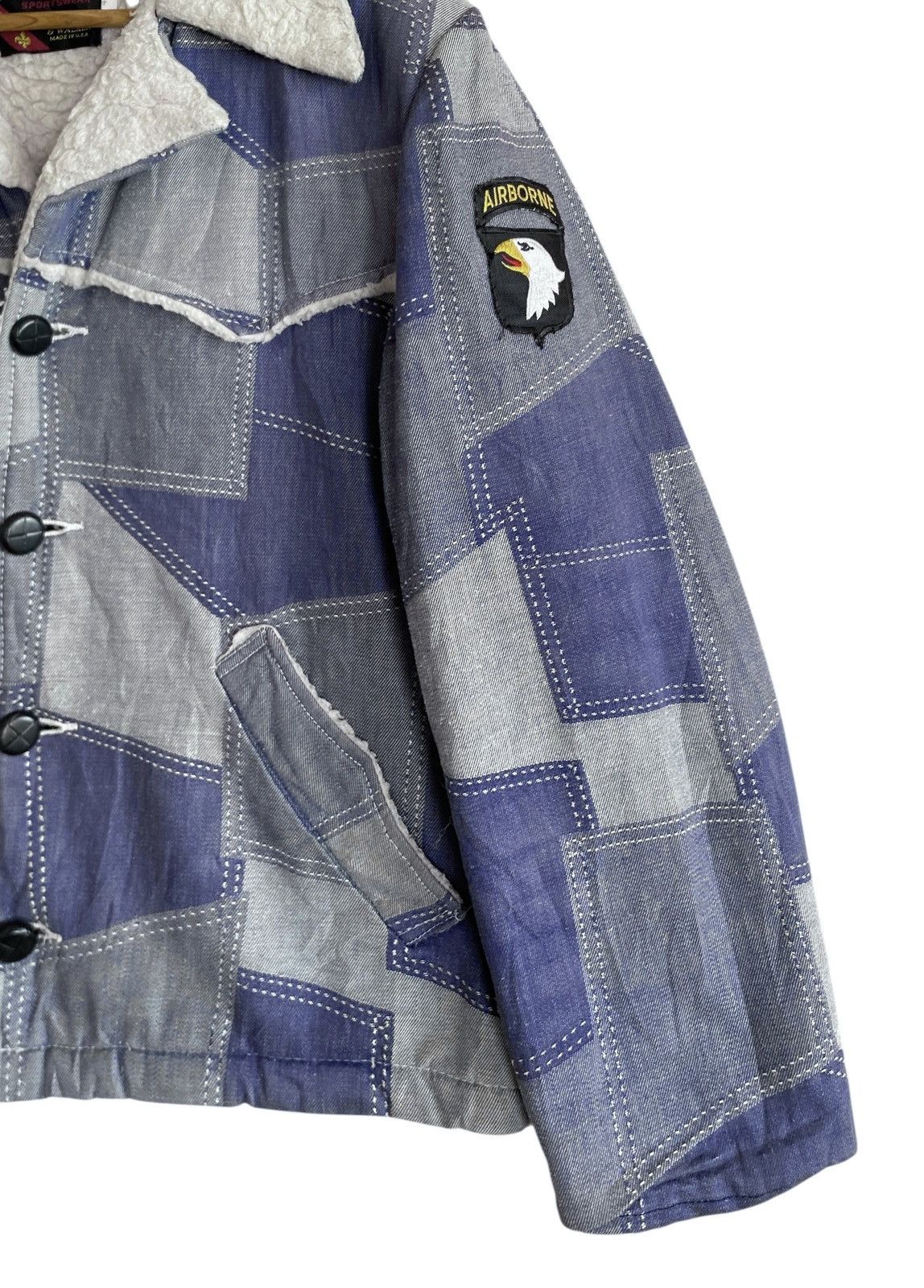 Vintage Very Rare Vintage Weather Jack Fur Patchwork Jacket 1970s Size US M / EU 48-50 / 2 - 7 Thumbnail