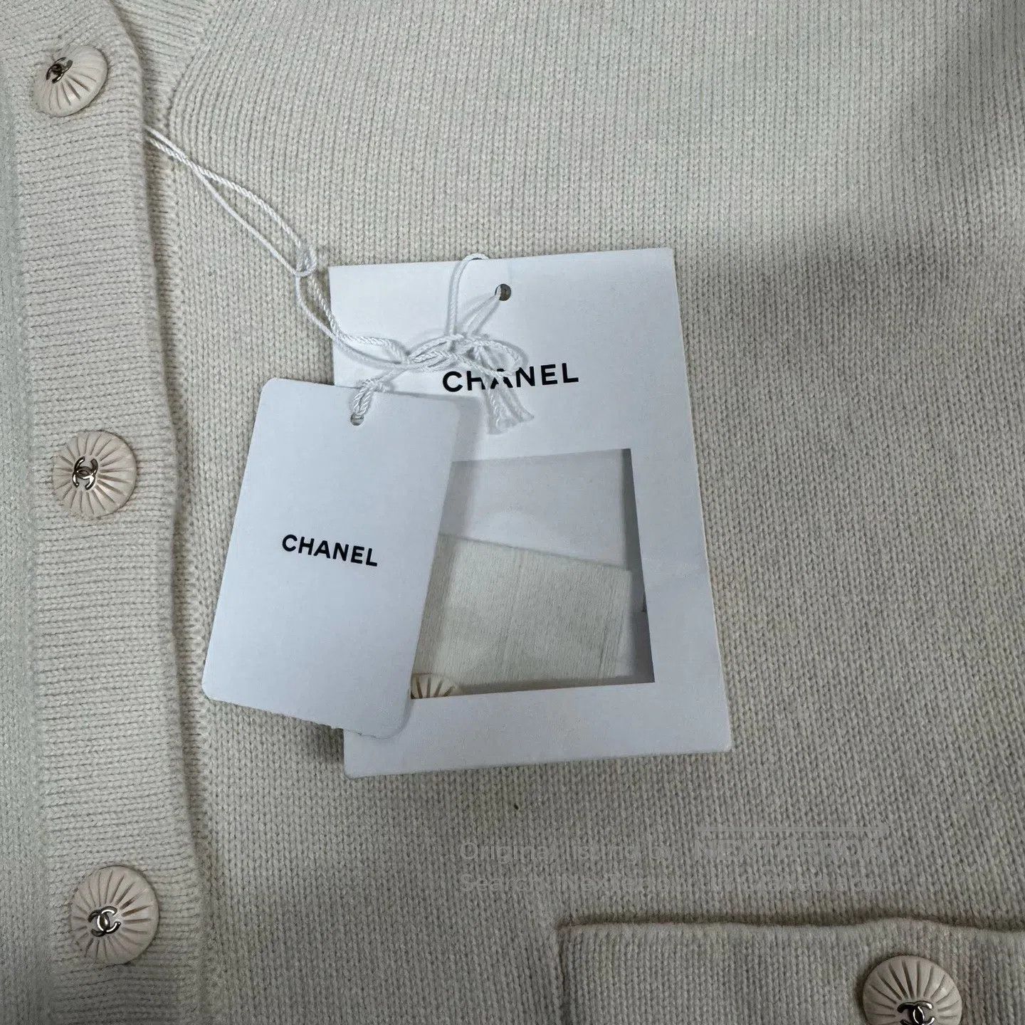 Chanel Chanel size 42 Track Series Cashmere knit cardigan jacket| Size L / US 10 / IT 46 - 4 Thumbnail