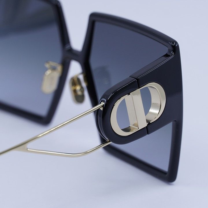 Dior Dior 30MONTAIGNE SU 12A1 Sunglasses Black Square Frame, Grad Size ONE SIZE - 6 Thumbnail