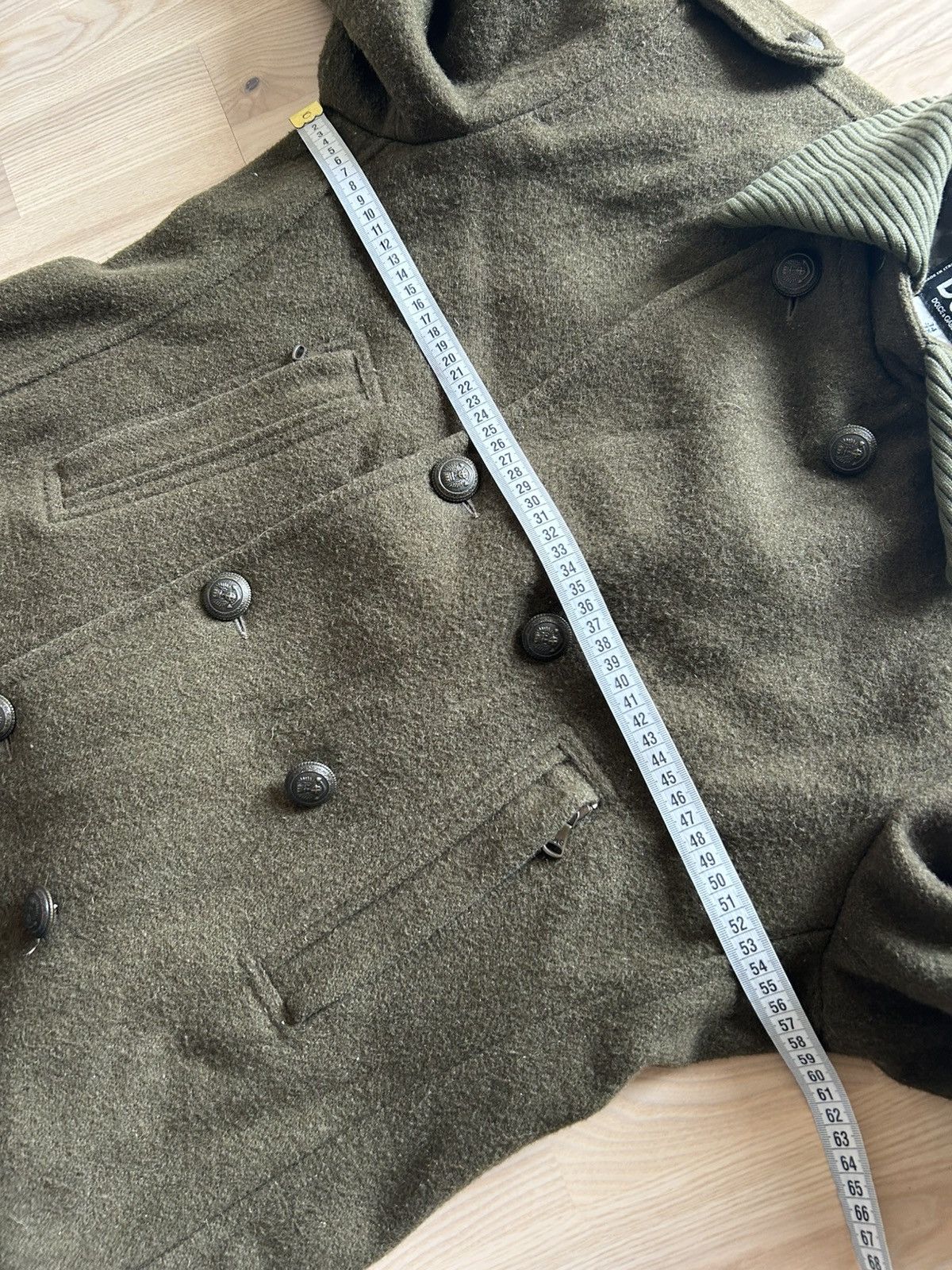 Dolce & Gabbana Dolce & Gabbana AW2006 Wool Sailor Peacoat Military Jacket Size US M / EU 48-50 / 2 - 8 Thumbnail