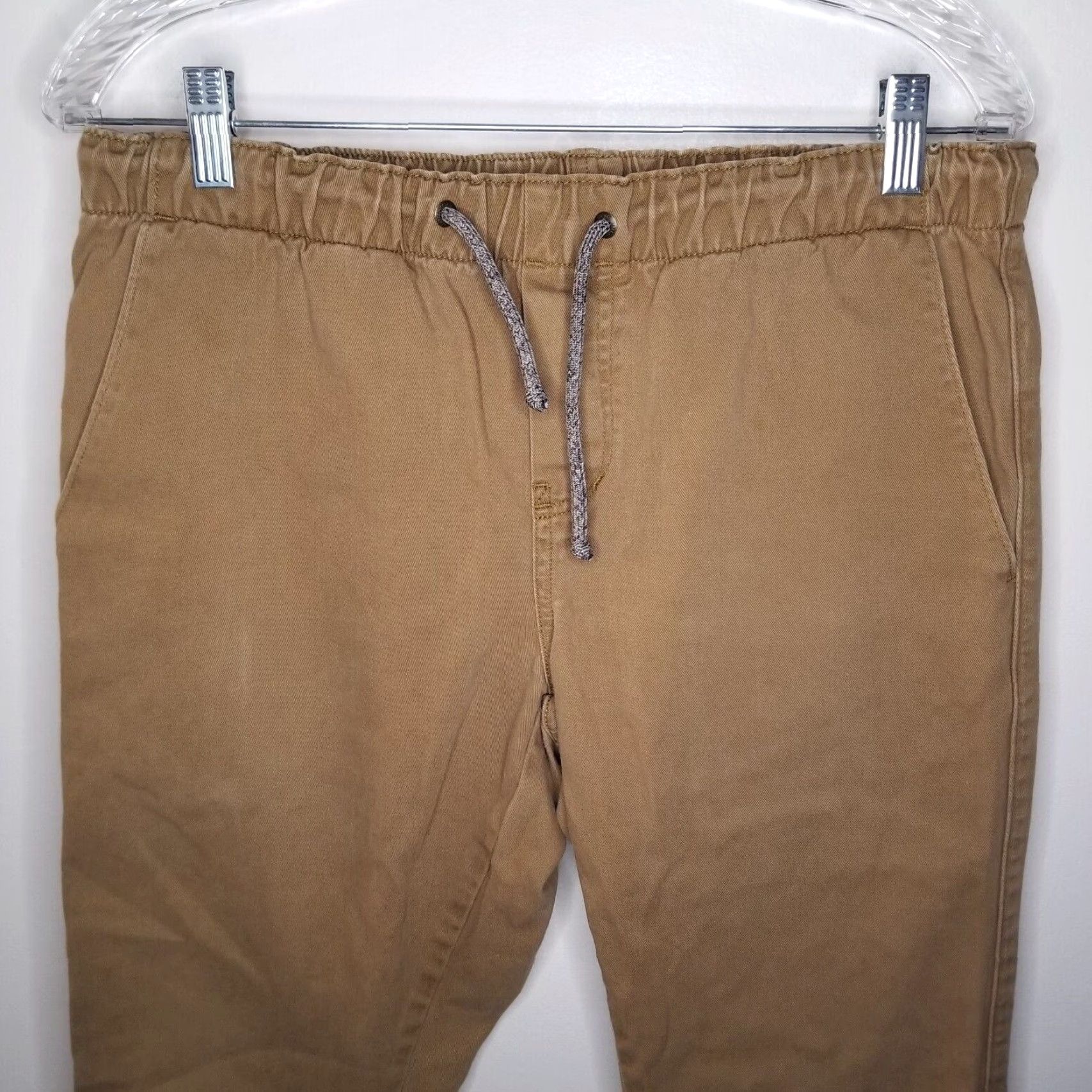 Vintage Free World Mens Brown Elastic Waist Joggers Pants Size S Size US 29 - 2 Thumbnail