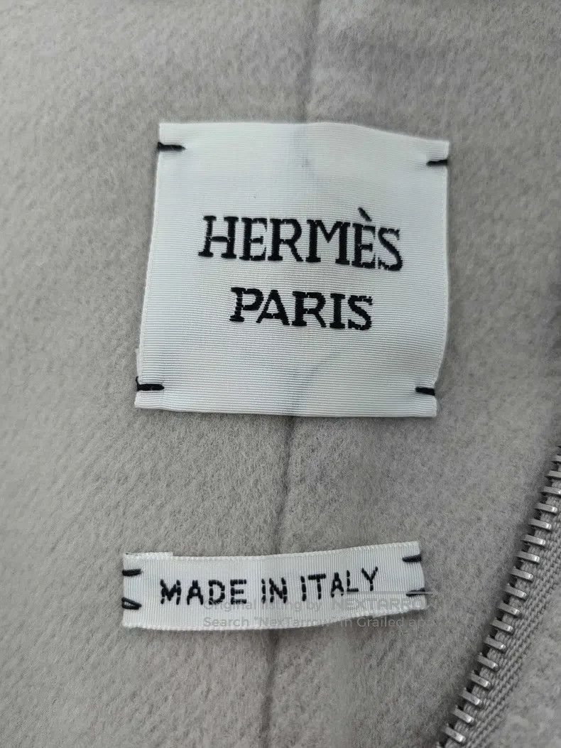 Hermes Hermes Beige and Gray Cashmere Vest Size S / US 4 / IT 40 - 3 Thumbnail