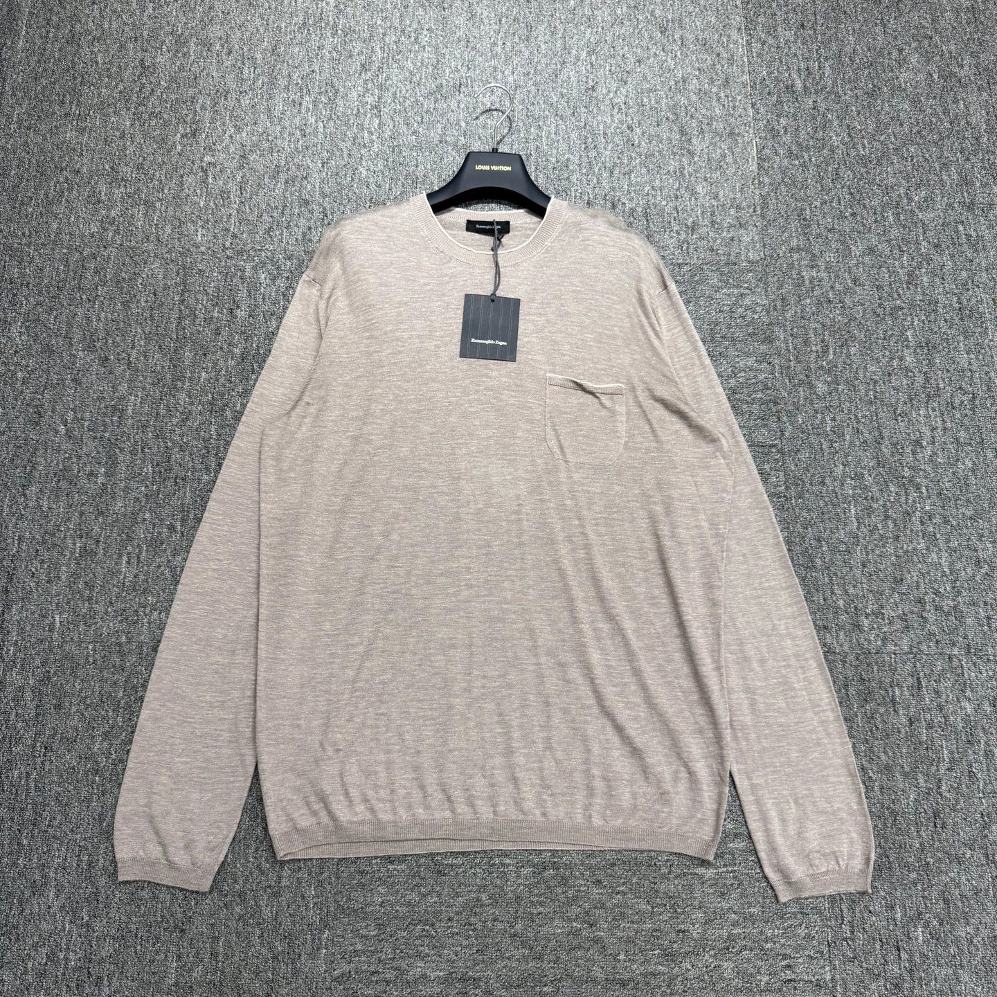 Ermenegildo Zegna Zegna Silk Linen Blend Knit Sweater Size 52 Men's Size US L / EU 52-54 / 3 - 1 Thumbnail
