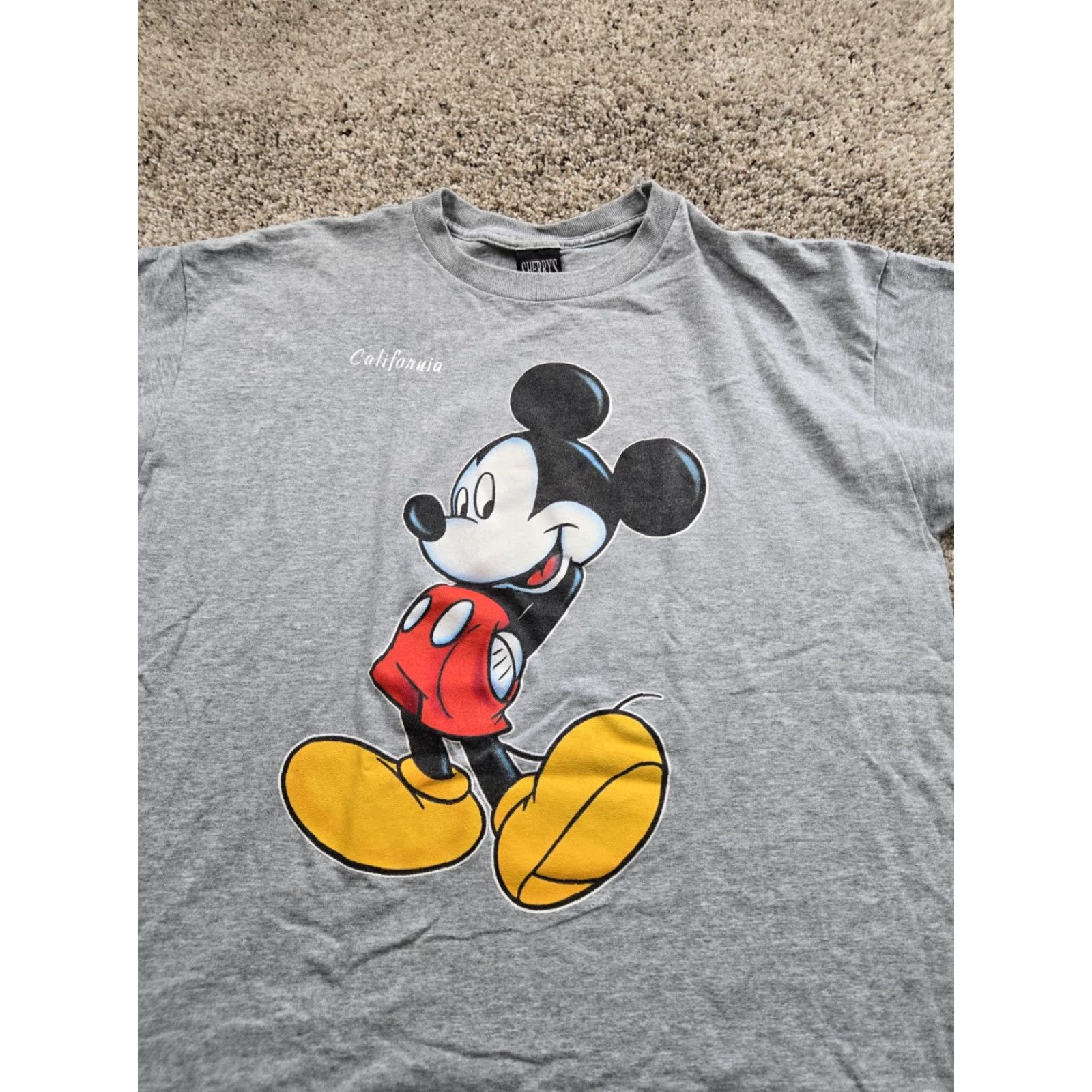 Vintage VINTAGE Mickey Mouse California T Shirt XL Mens Gray Sherrys Best USA Made Y2K Size US XL / EU 56 / 4 - 3 Thumbnail