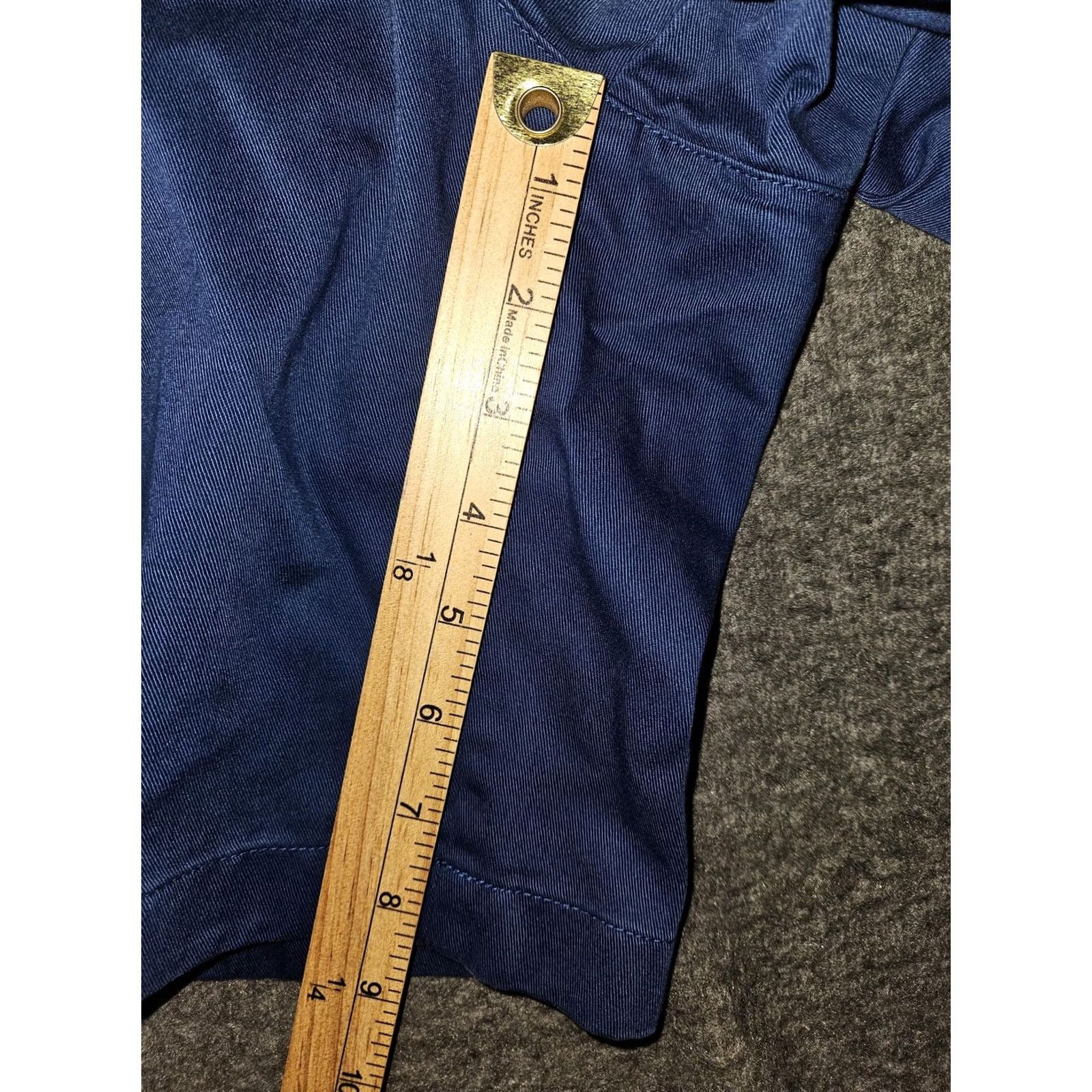 Vintage L.L. Bean Chino Shorts Womens 22W Blue Original Fit Twill Pockets Casual Summer Size 40" / US 18 - 5 Thumbnail