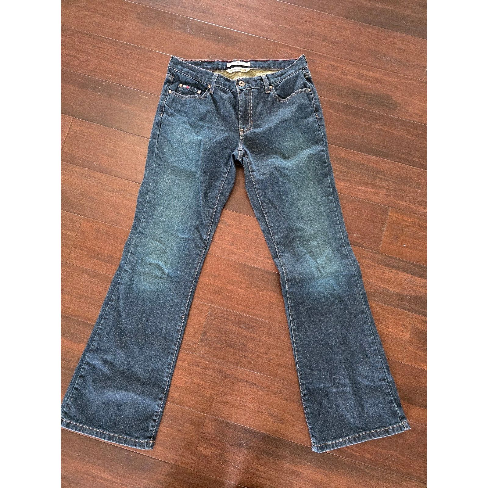 Tommy Hilfiger Women's Tommy Hilfiger Low Rise Flare Jeans Size 6 L Size 31" - 1 Thumbnail