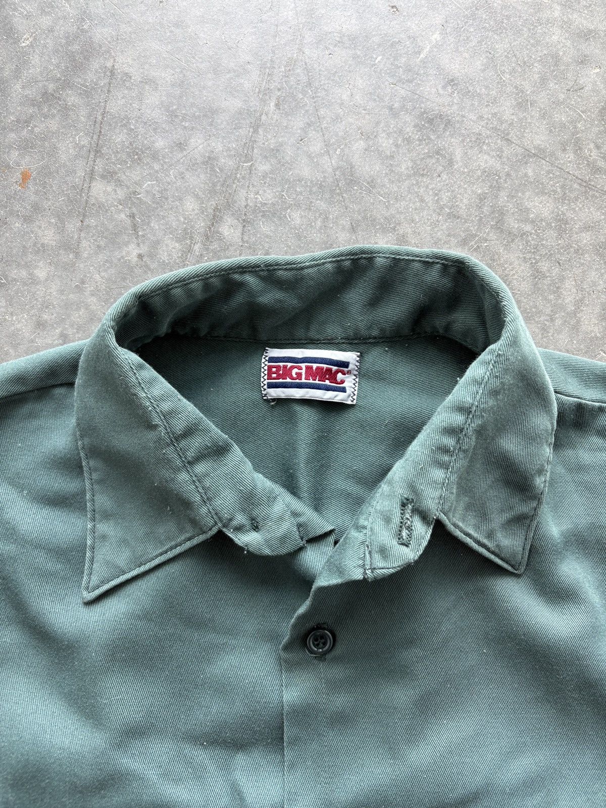 Big Mac Vintage 80s Big Mac Short Sleeve Button Up Shirt Size US XL / EU 56 / 4 - 2 Thumbnail