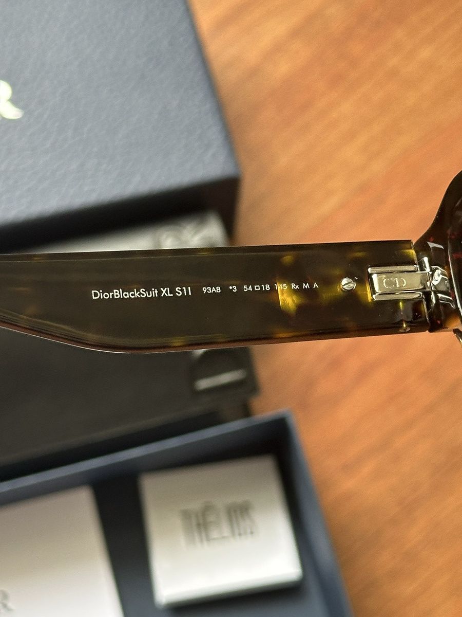 Dior Oblique DiorBlackSuit XL Sunglasses Tortoise Size ONE SIZE - 8 Thumbnail