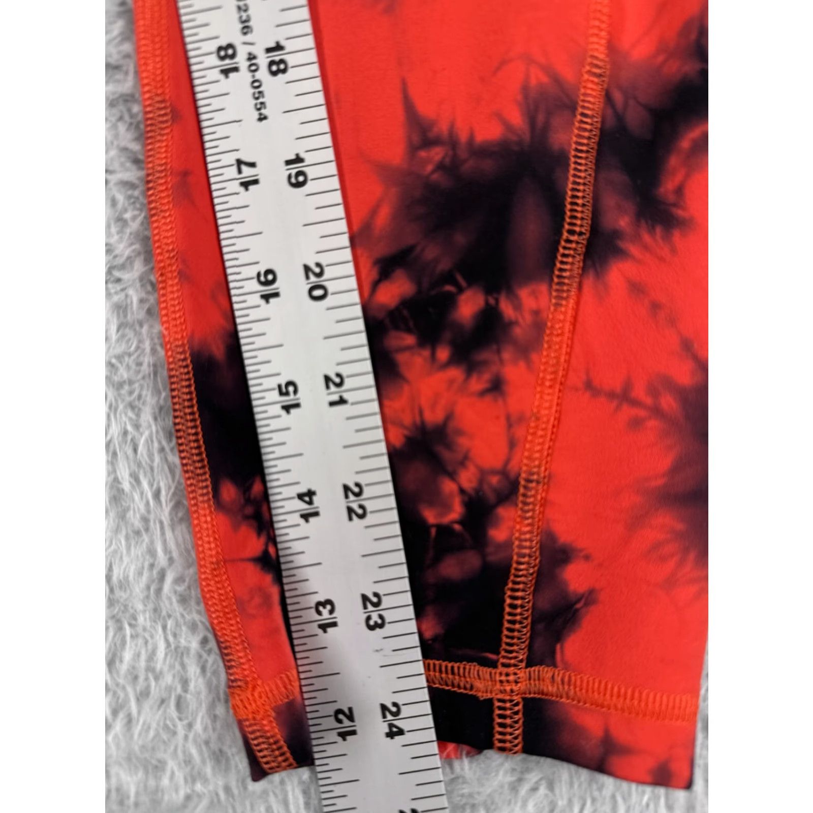 Lululemon Lululemon Pants 8 Red Black Invigorate High-Rise Tight 25" Wash Pockets Cropped Solid Womens Size 30" / US 8 / IT 44 - 6 Thumbnail