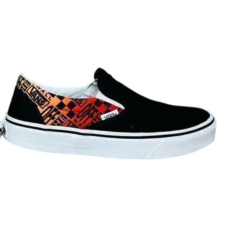 Vans Vans Unisex Flame Skate Black Loafer Slip On Shoe M5.5/W7 Size US 5.5 / EU 38 - 1 Thumbnail