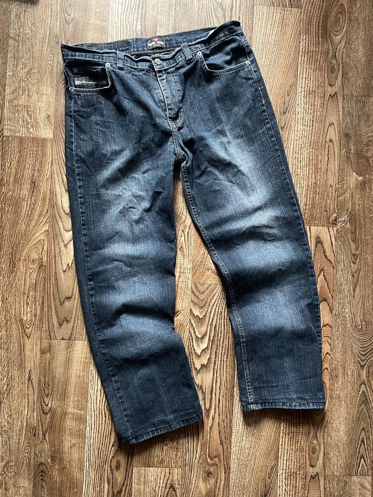 Diesel Vintage Diesel Jeans Distressed Faded Flared Wide Baggy Y2K Size US 36 / EU 52 - 2 Thumbnail