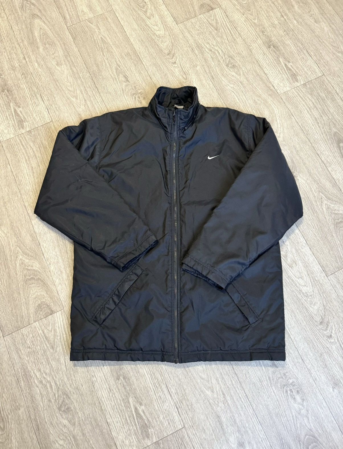 Nike × Vintage 🔷Vintage Nike Big Swoosh Jacket🔷 Size US L / EU 52-54 / 3 - 2 Thumbnail