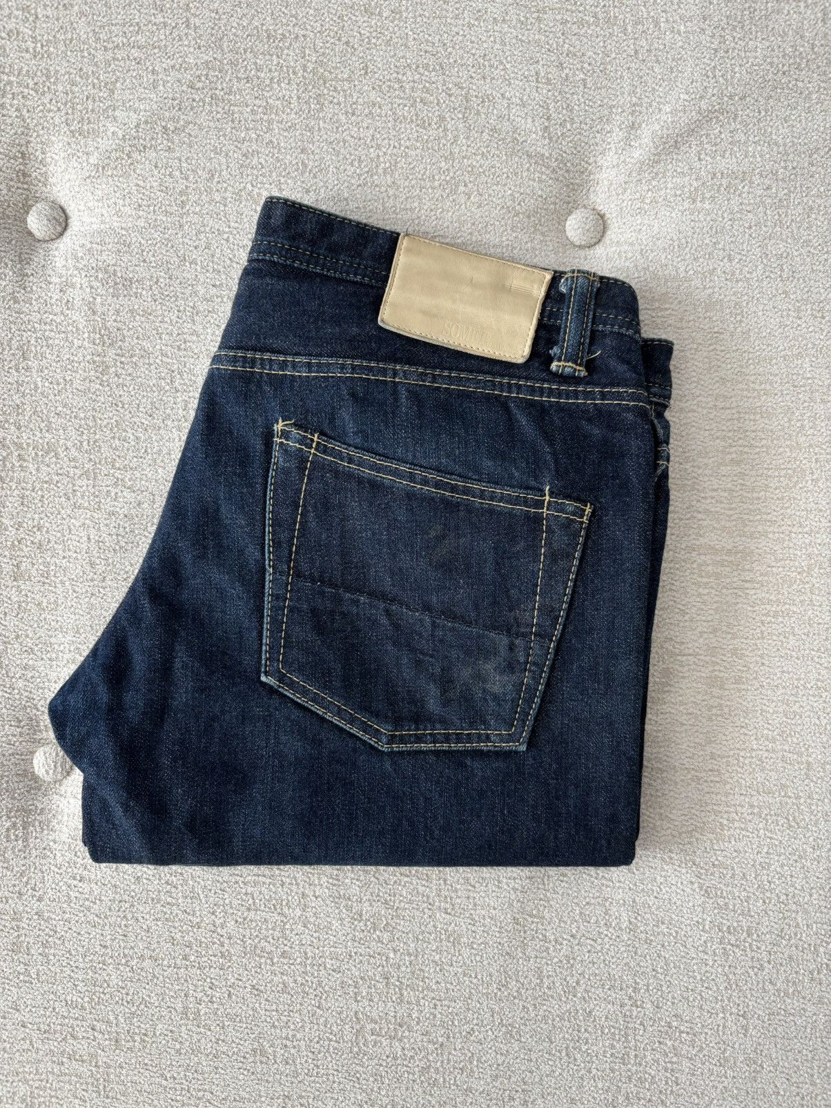 SOMET Vintage SOMET Raw Japanese Selvedge Denim Size US 30 / EU 46 - 2 Thumbnail