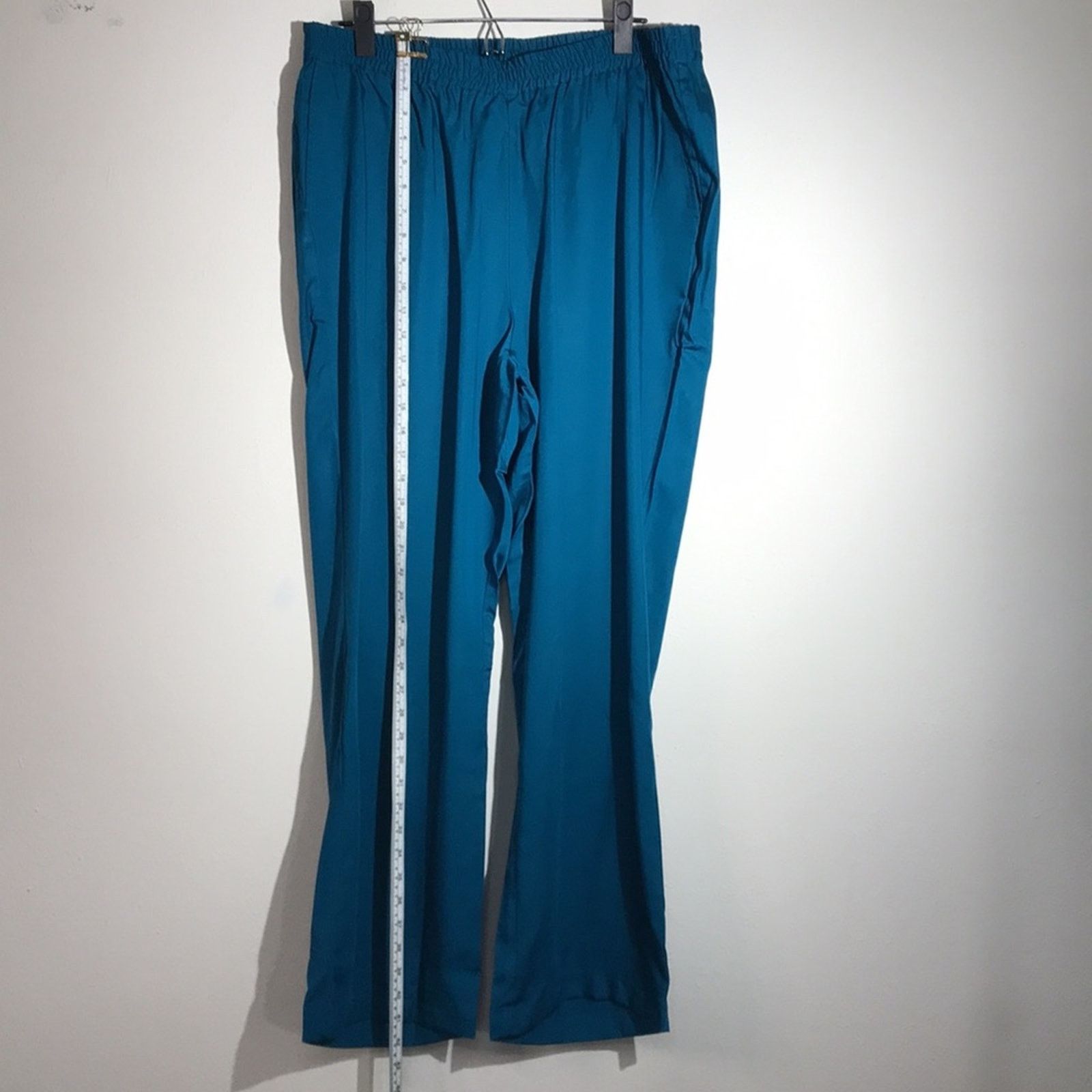 Other Jessica London Blue Straight Leg Pull-on Pants Size 18W NWT Size 40" / US 18 - 6 Thumbnail