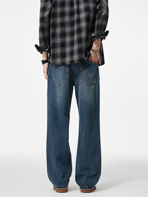 Japanese Brand American Cleanfit Retro Loose-fit Casual Straight Leg Jeans Size US 32 / EU 48 - 4 Thumbnail