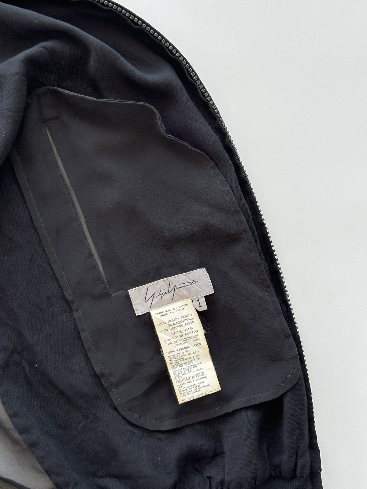 Yohji Yamamoto Yohji Yamamoto - Apple Embroidered Jacket Size US XS / EU 42 / 0 - 7 Thumbnail