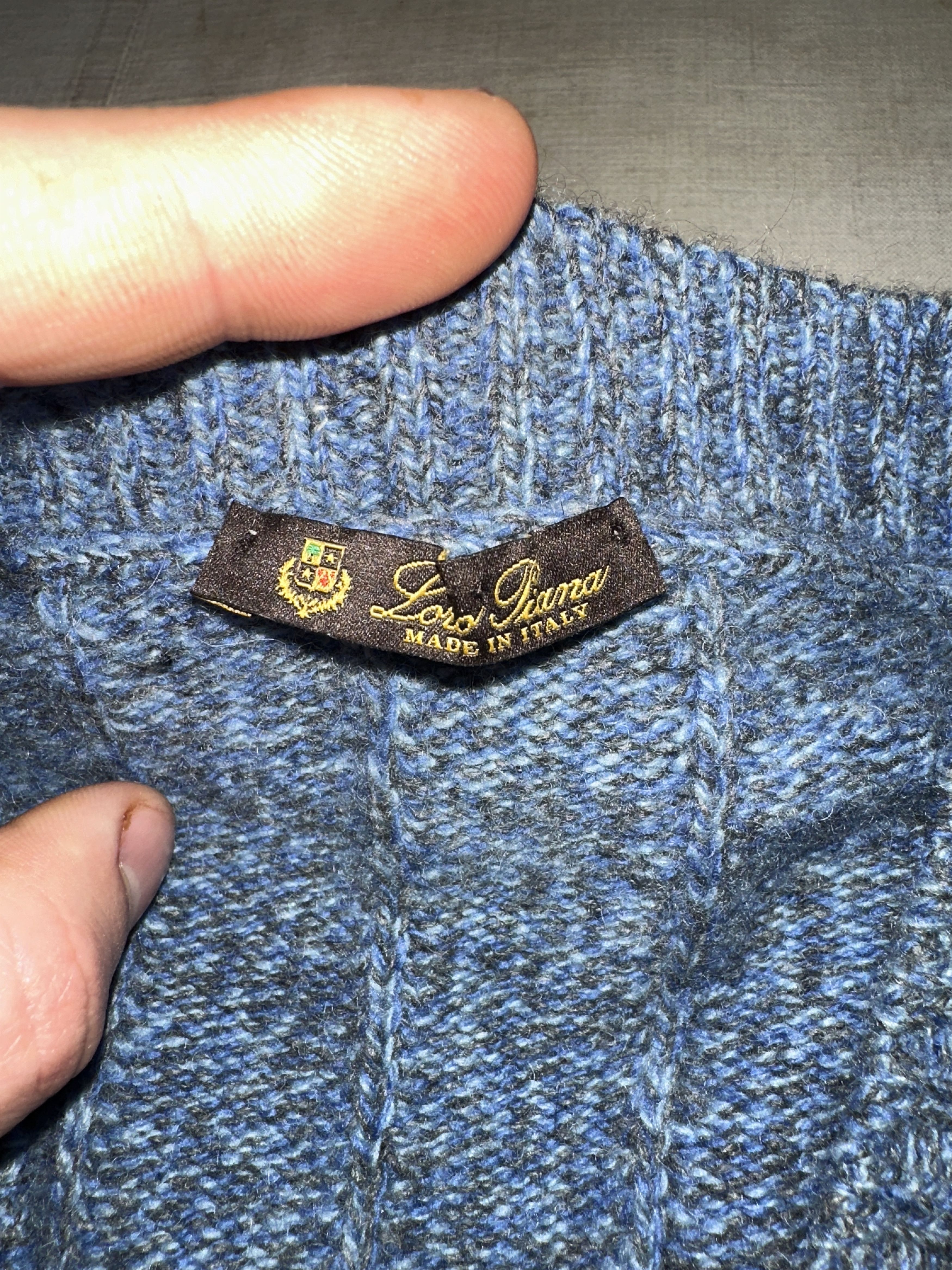 Loro Piana Loro Piana 100% Cashmere V-Neck Knit Sweater Size IT 54 XL Size US XL / EU 56 / 4 - 13 Thumbnail