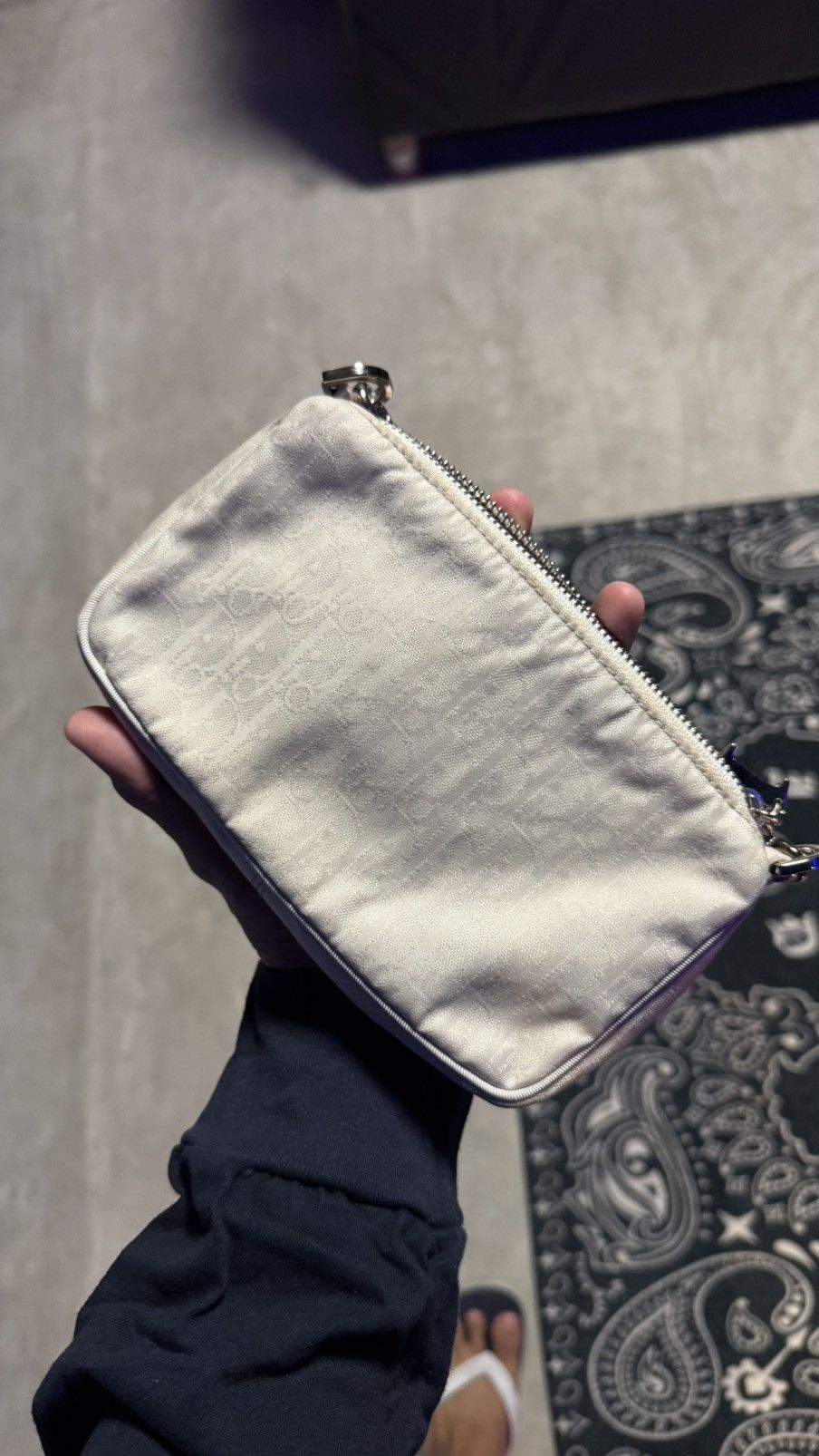 Dior Christian Dior Trotter Charm SmallHandbag PouchWhite Vintage Size ONE SIZE - 15 Thumbnail