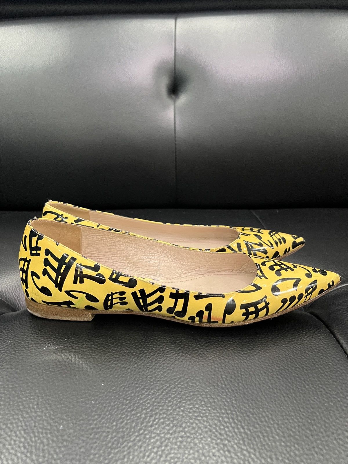 Miu Miu Miu Miu Musical Note Pointed-Toe Flats Size US 7 / IT 37 - 7 Thumbnail