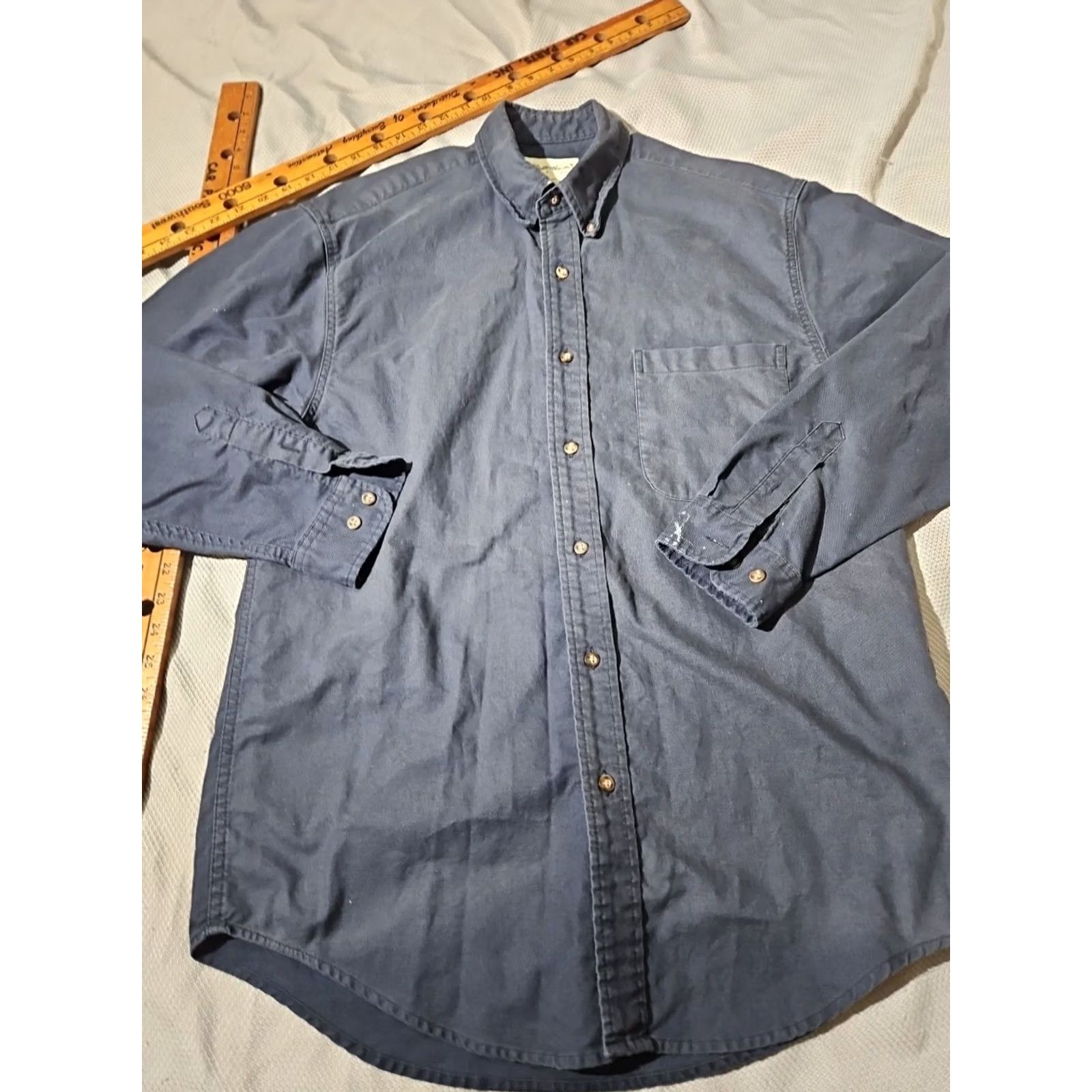 Eddie Bauer VINTAGE Eddie Bauer Shirt Mens Small Blue Button-Up Casual Preppy 90s Canvas Shirt Mens Small Blue Button-Up 90s Preppy Casual Eddie Bauer Size US S / EU 44-46 / 1 - 4 Thumbnail